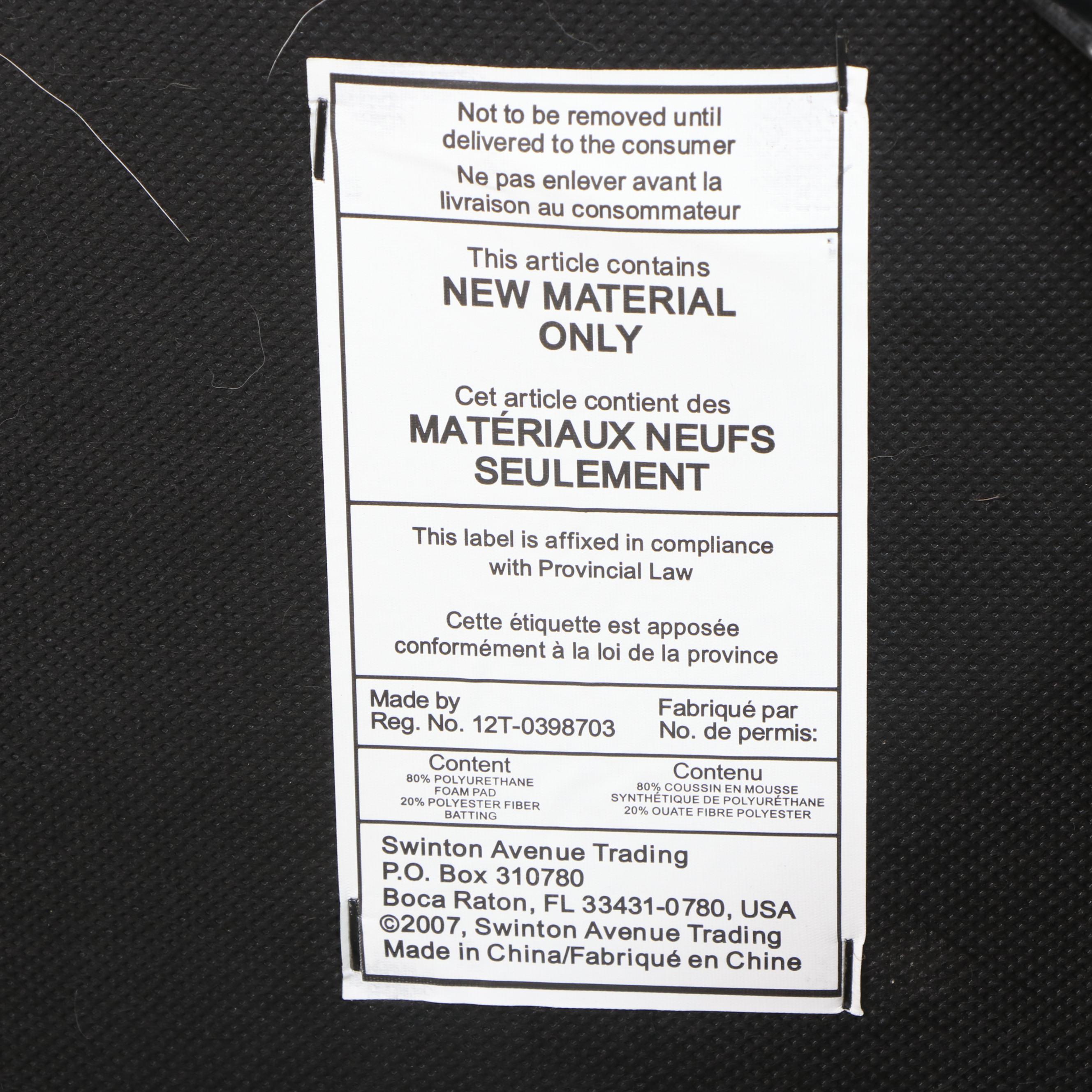 Swinton Avenue Trading Leather and Vinyl Upholstered Desk Chair EBTH