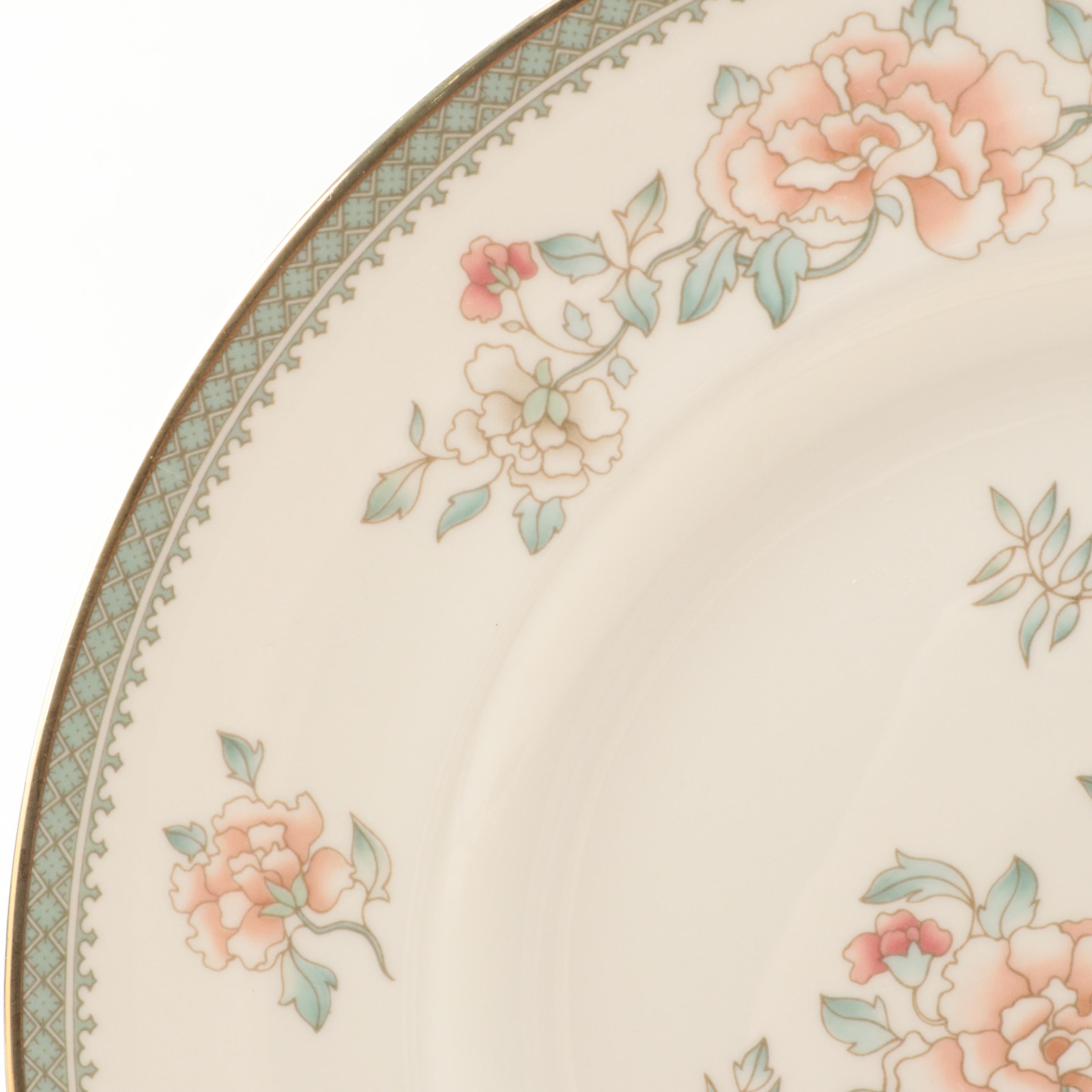 Minton "Jasmine" Bone China Dinnerware, Late 20th Century EBTH
