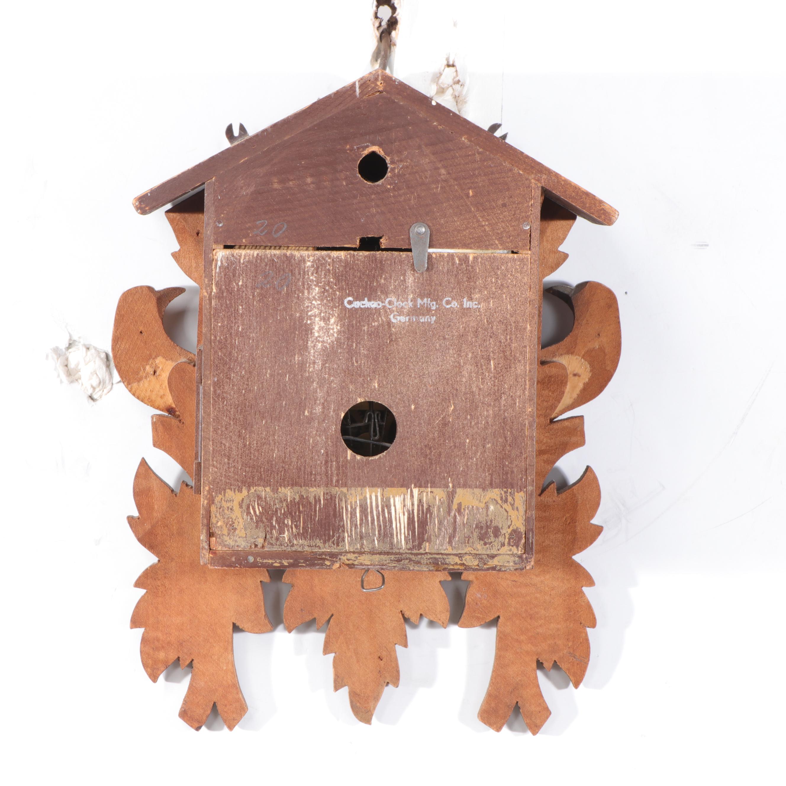 Cuckoo Clock Mfg. Co Traditional Black Forest Style EightDay Cuckoo