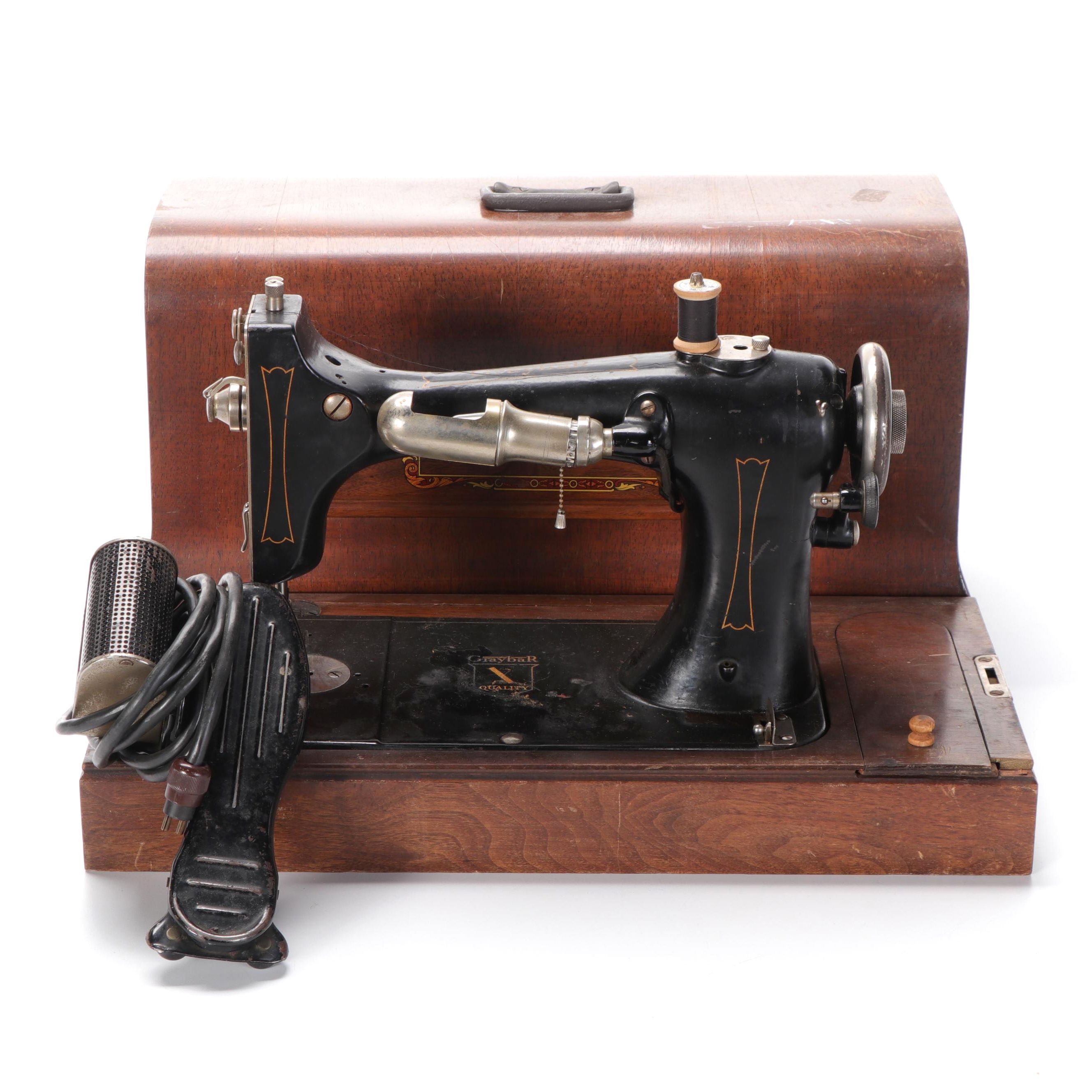 National Sewing Machine Co. Graybar Electric Sewing Machine, Early/Mid