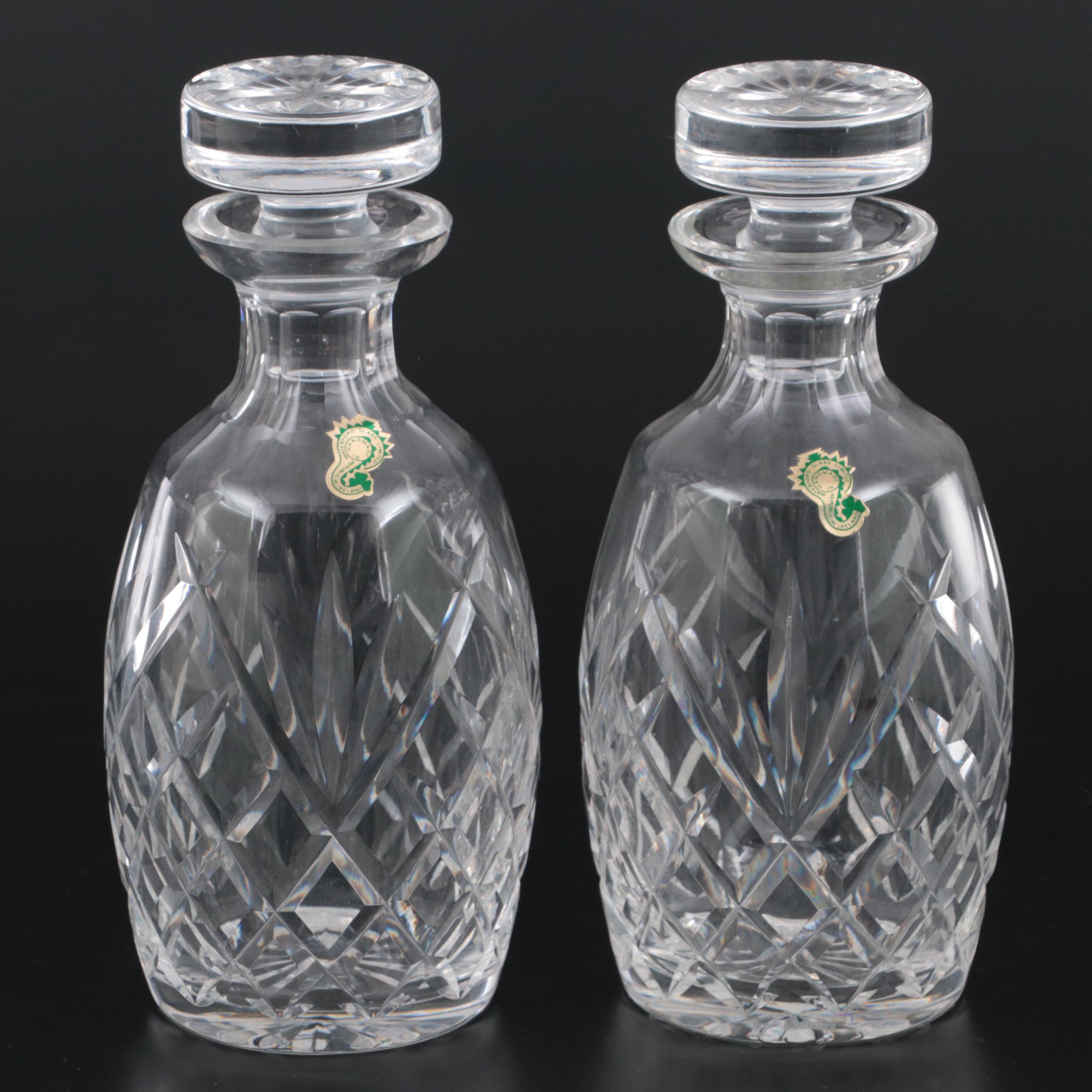 Waterford Crystal "Drogheda" Decanters, Late 20th Century EBTH
