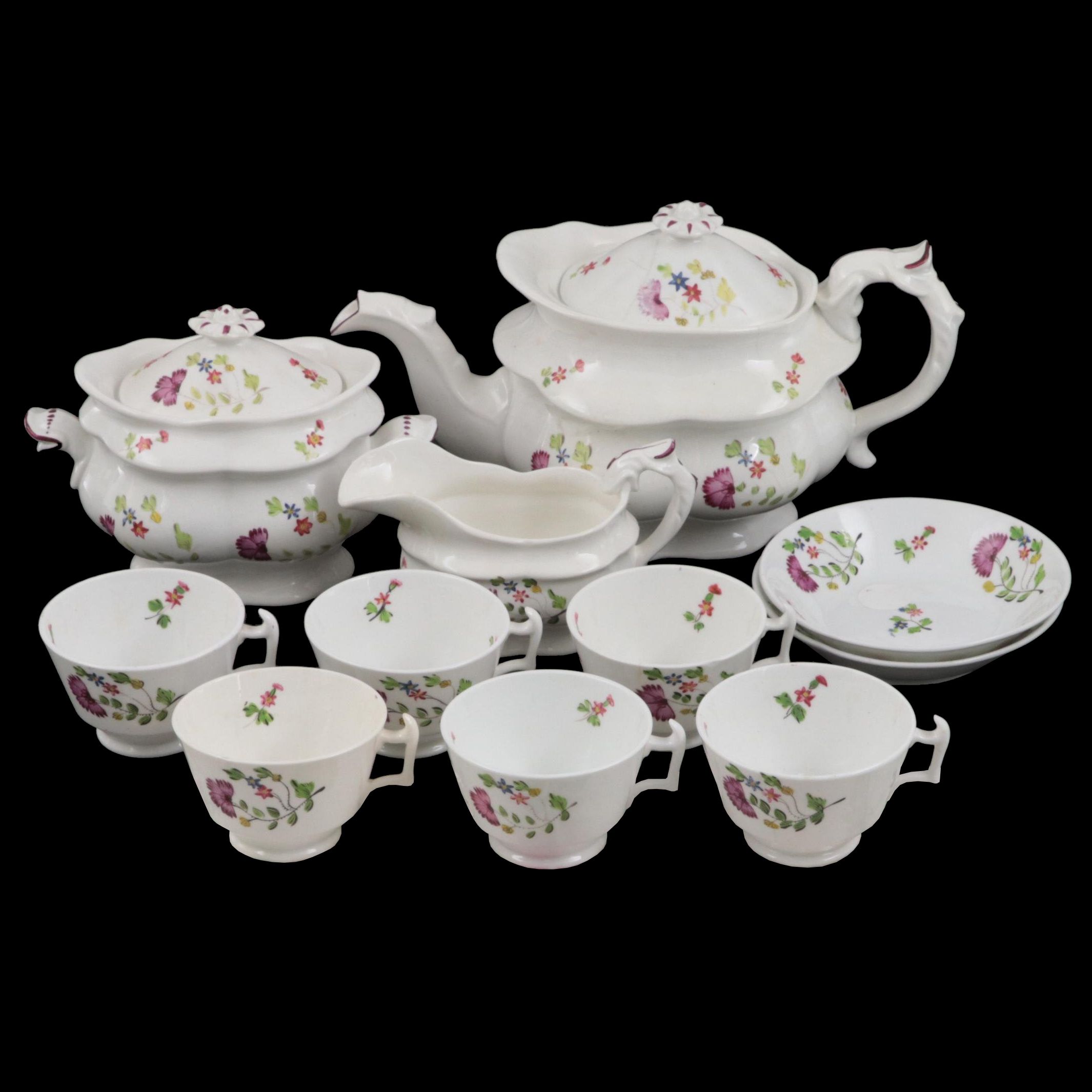 HandPainted Porcelain Tea Set EBTH