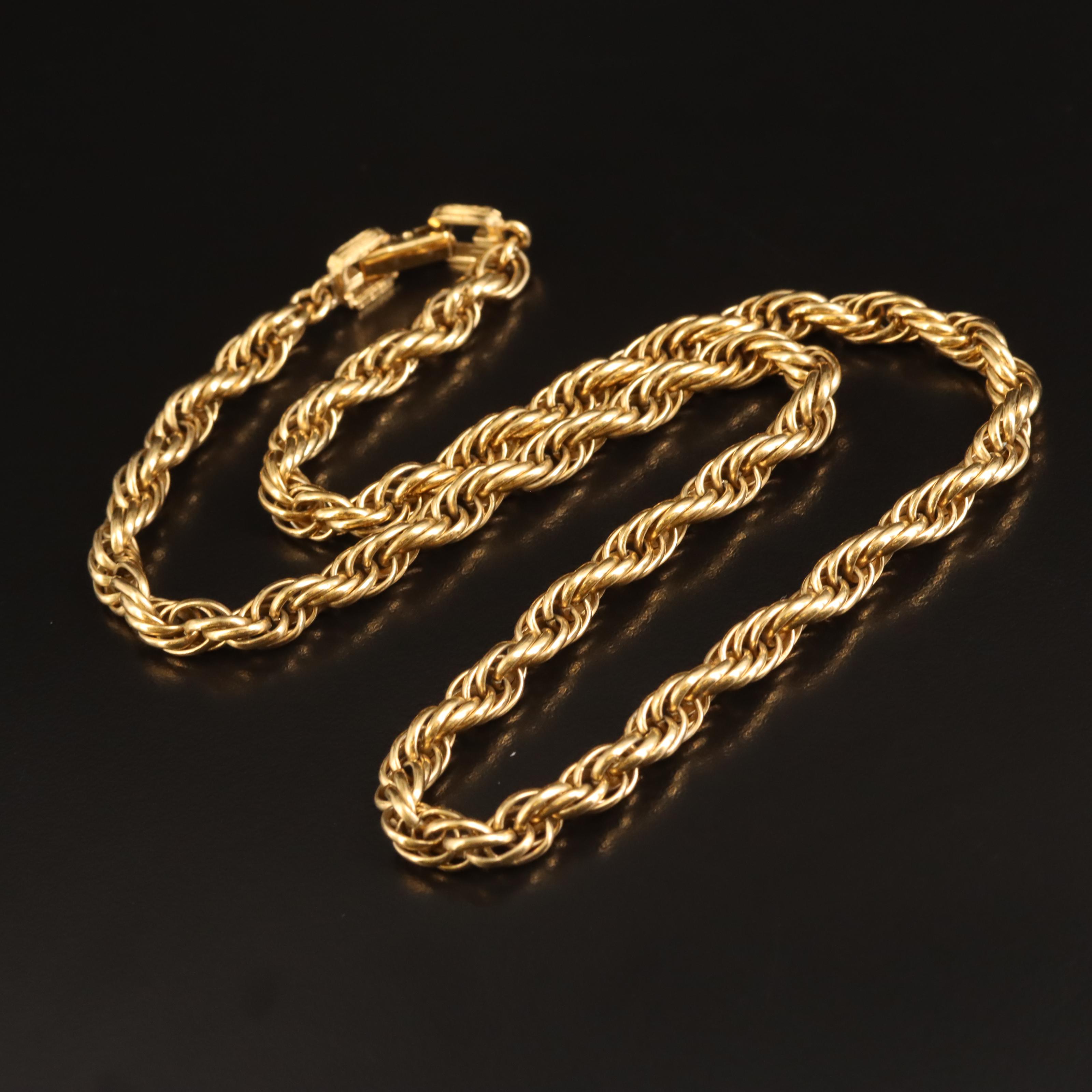 Givenchy Rope Chain Necklace EBTH