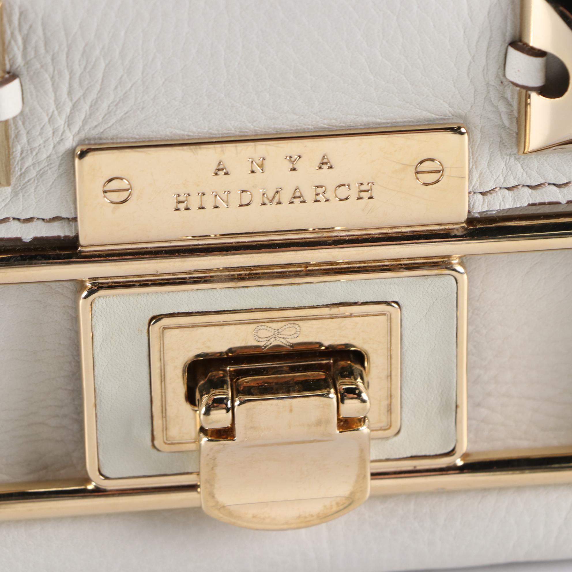 Anya Hindmarch Handbag in White Leather EBTH