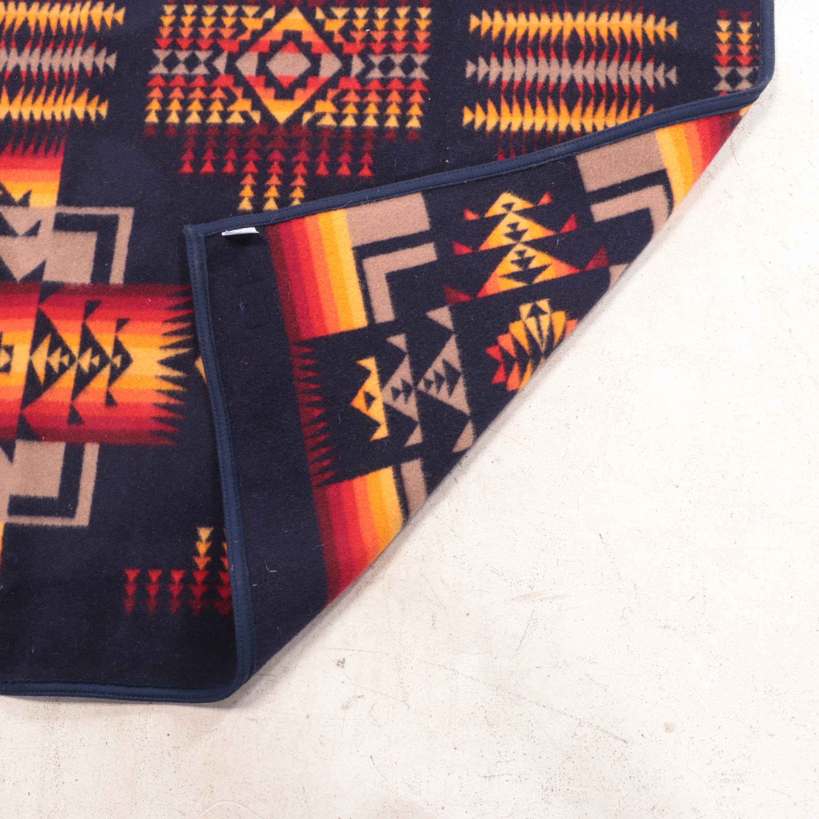 Beaver State Pendleton Western Style Wool Throw EBTH