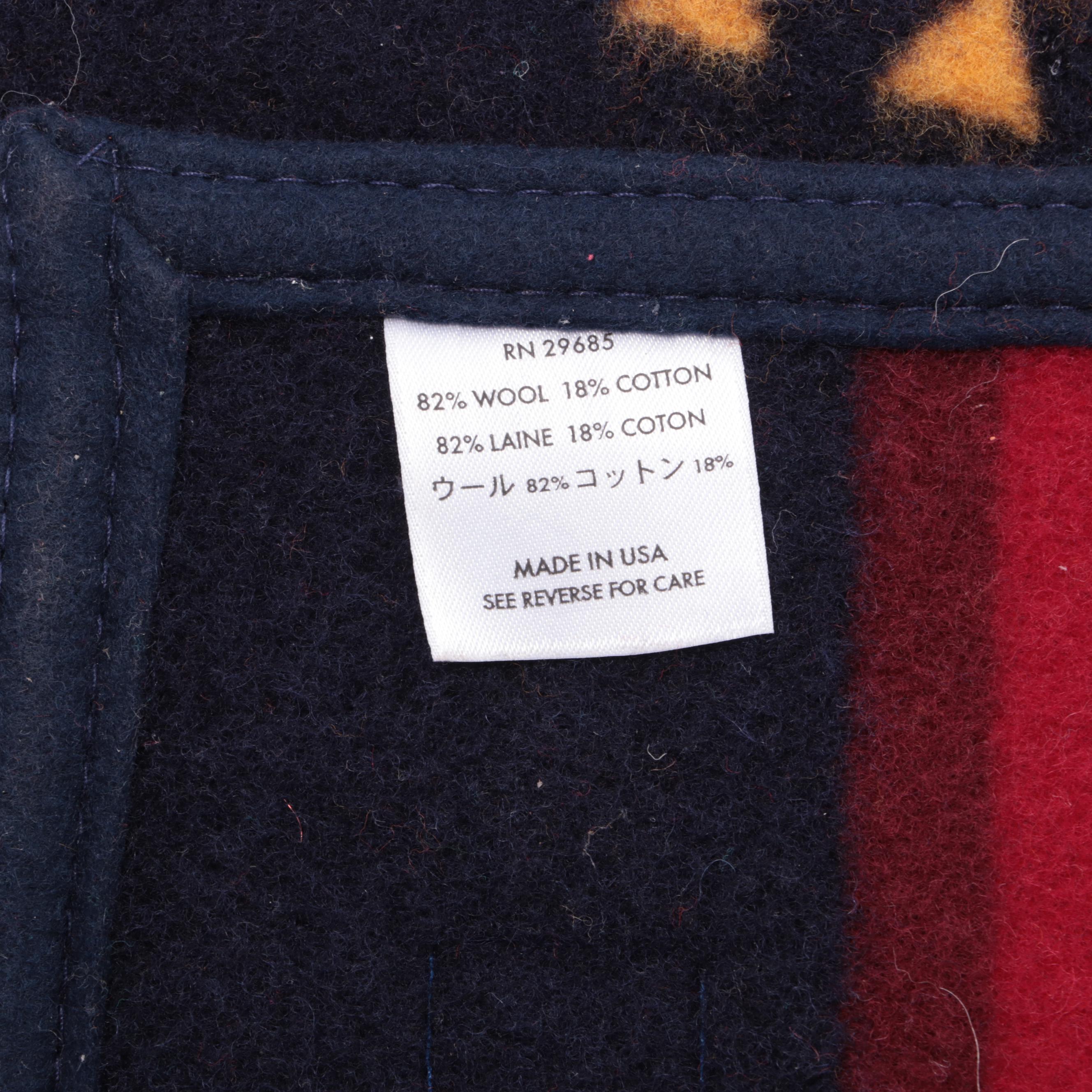 Beaver State Pendleton Western Style Wool Throw EBTH