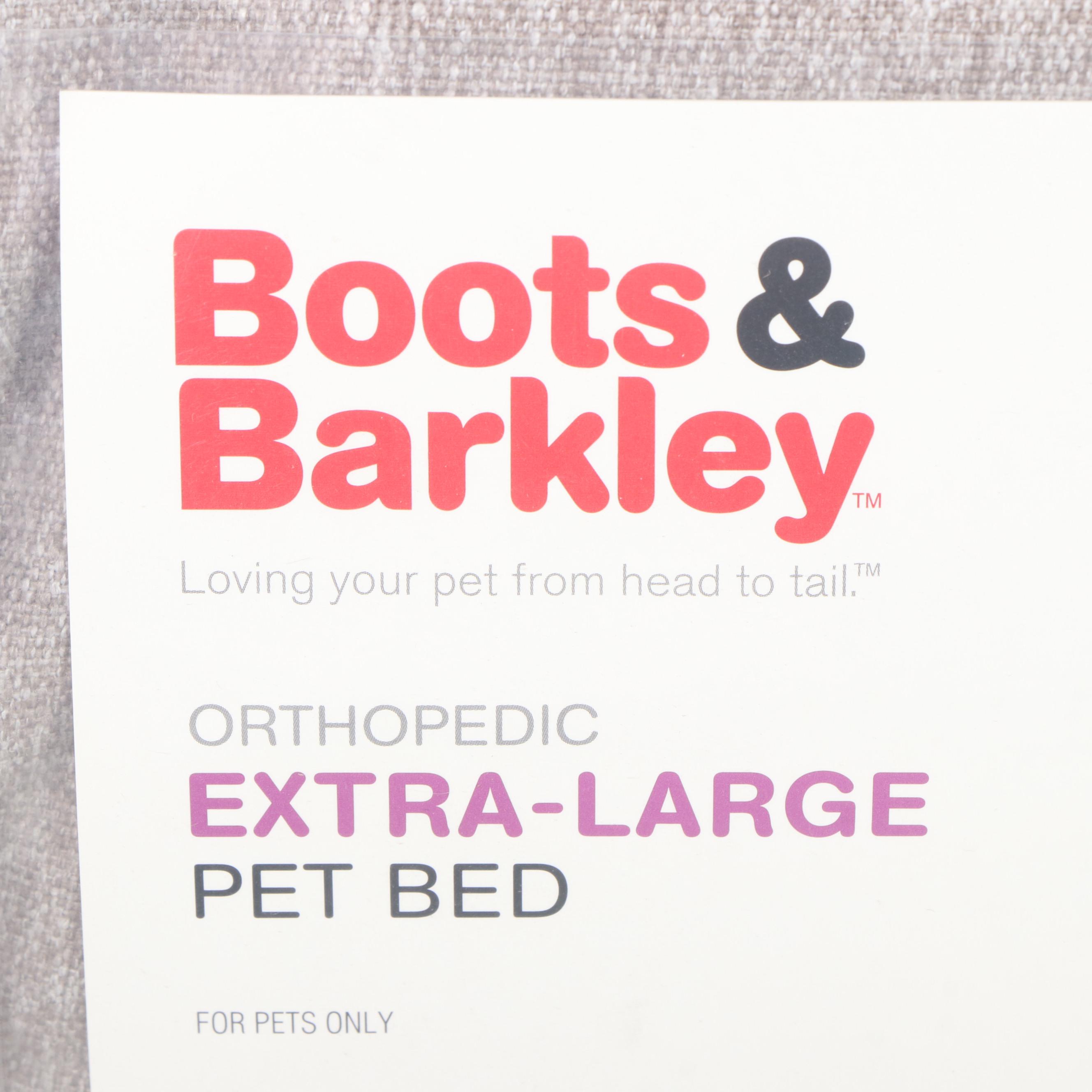 Two Boots & Barkley Extra Large Pillowtop Orthopedic Pet Beds EBTH