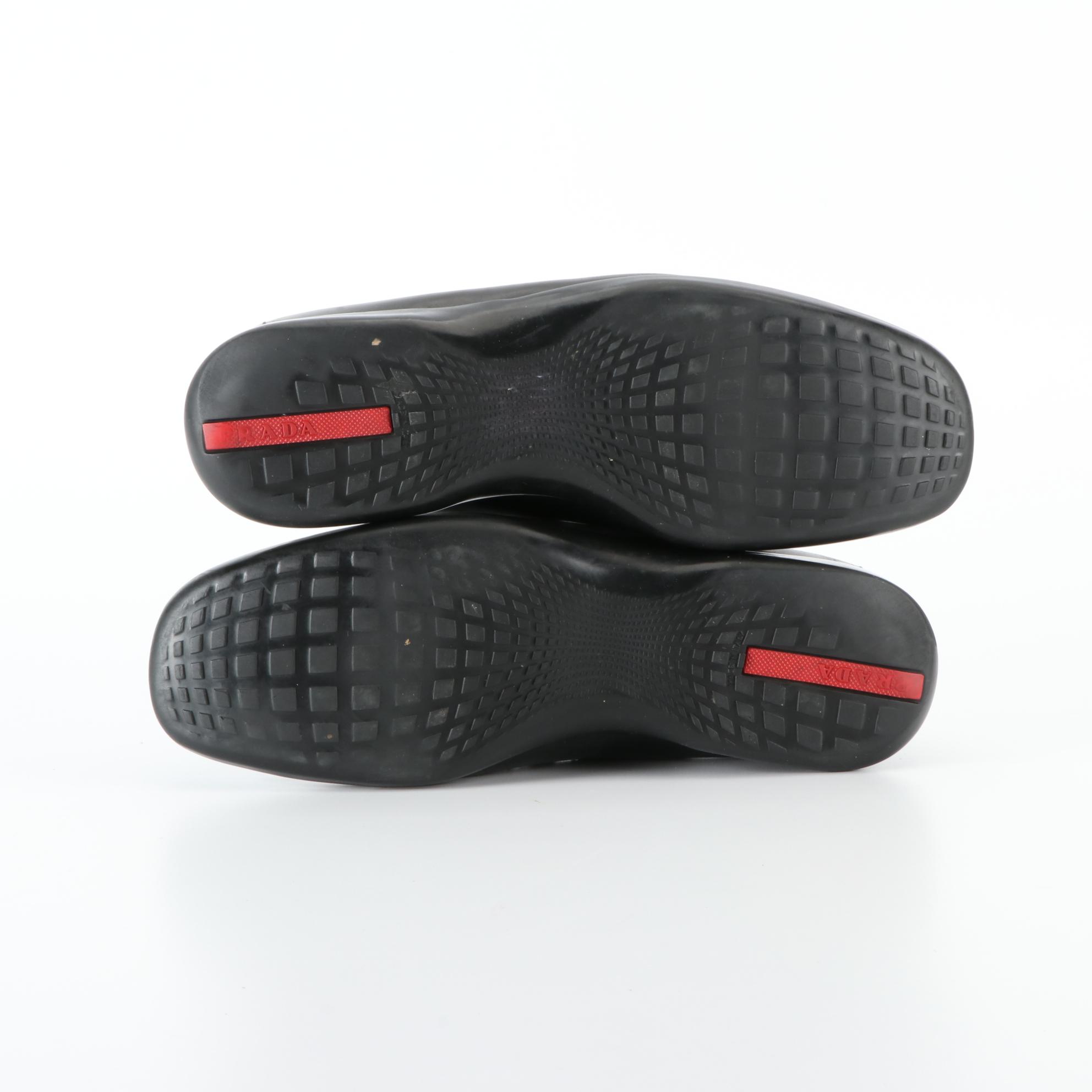 Men's Prada Sport Loafers in Black Leather EBTH