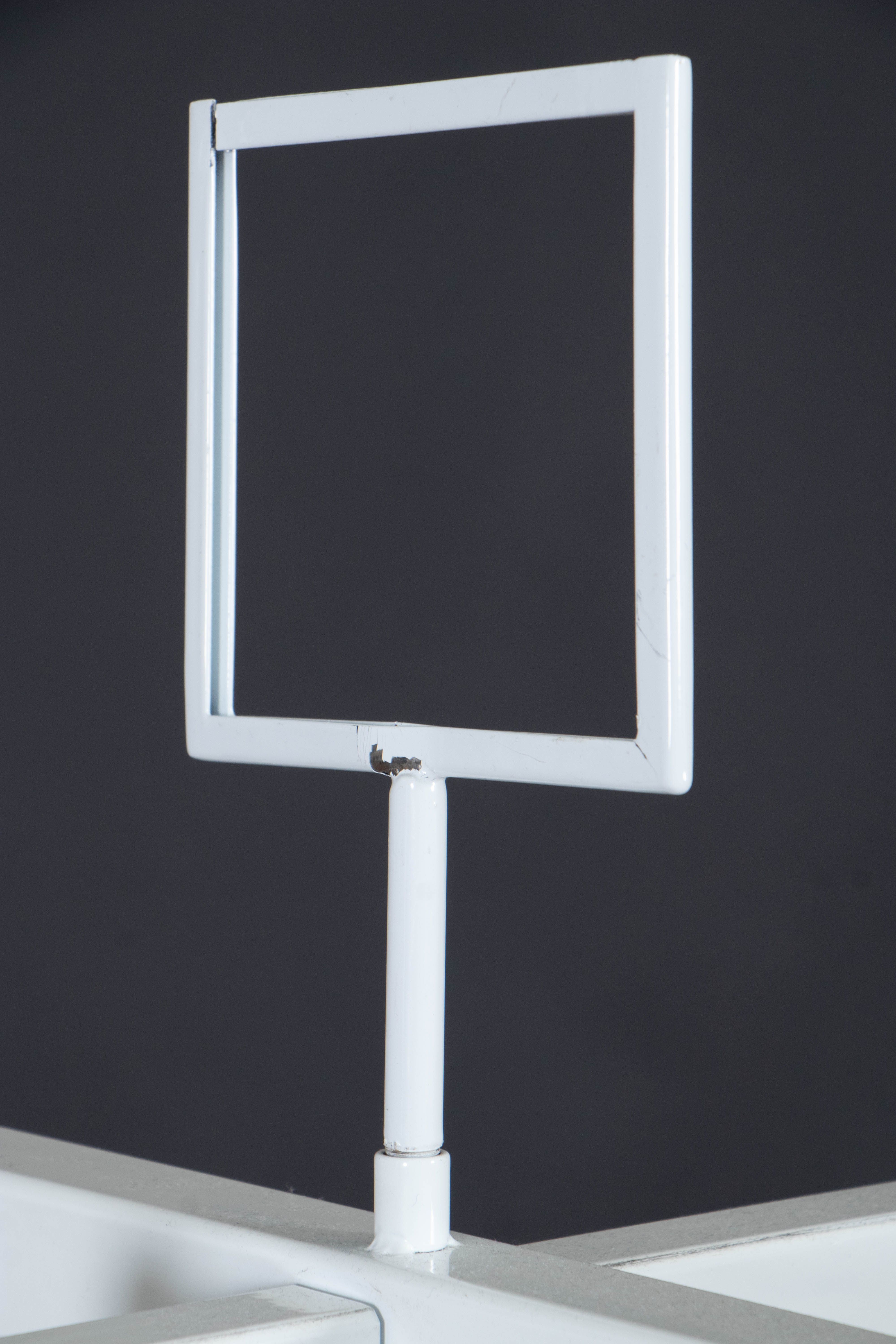 White-Finished Metal Garment and Accessory Display Racks and Shelves | EBTH