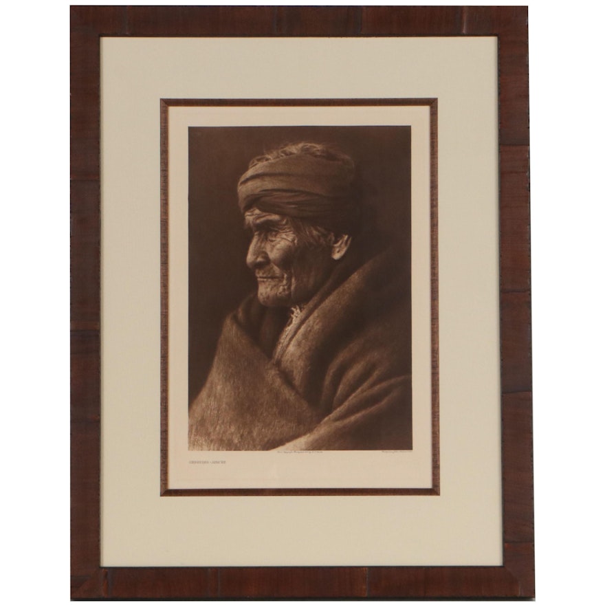 Photogravure After Edward S. Curtis "Geronimo - Apache"