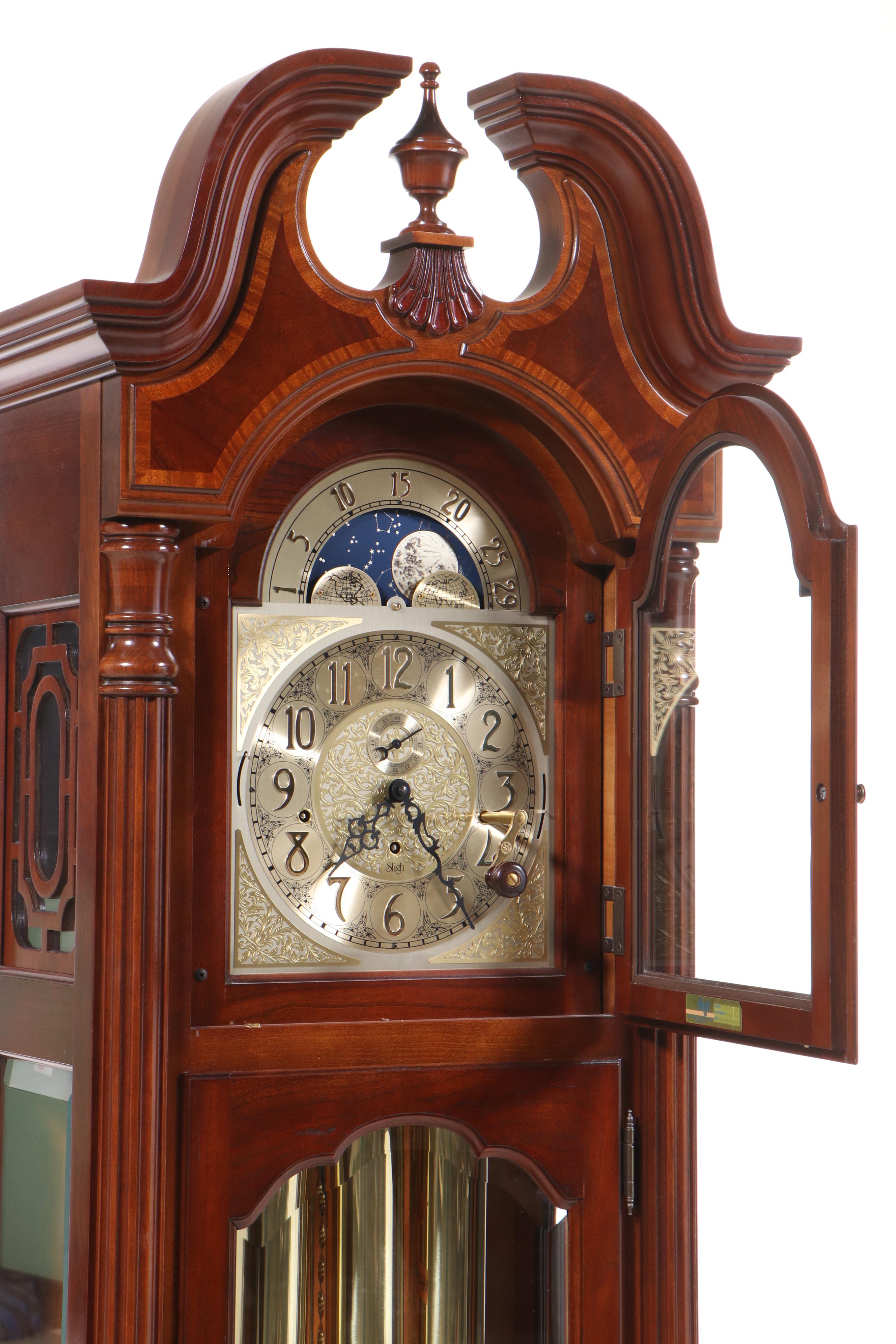 Sligh Colonial Style Grandfather Clock EBTH