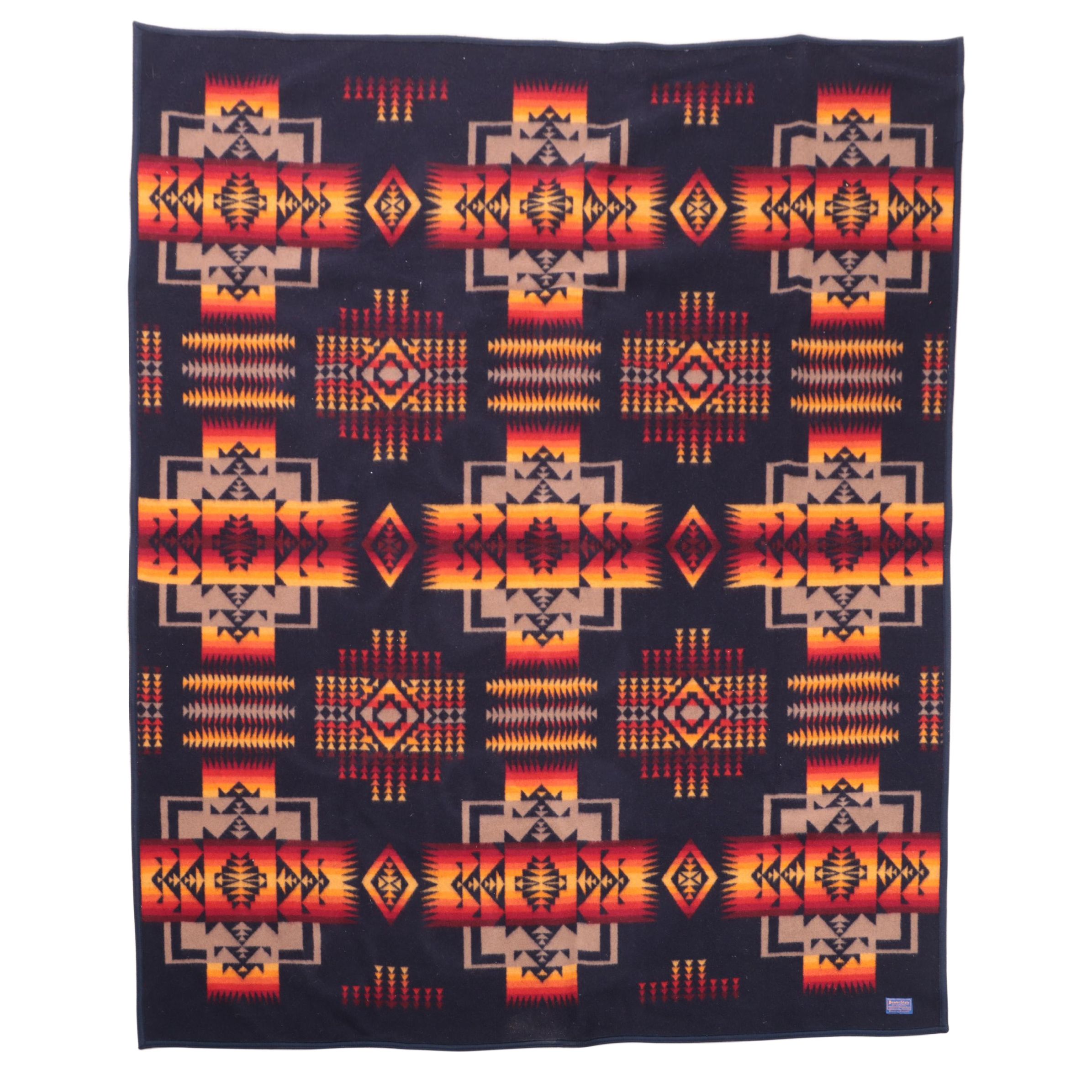 Beaver State Pendleton Western Style Wool Throw EBTH