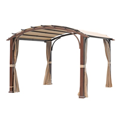 Allen + Roth Freestanding Pergola with Canopy