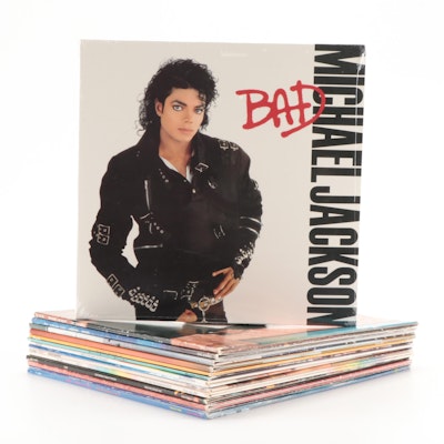 Michael Jackson, Lionel Ritchie, Sugarhill Gang and Other 70s and 80s LP Records