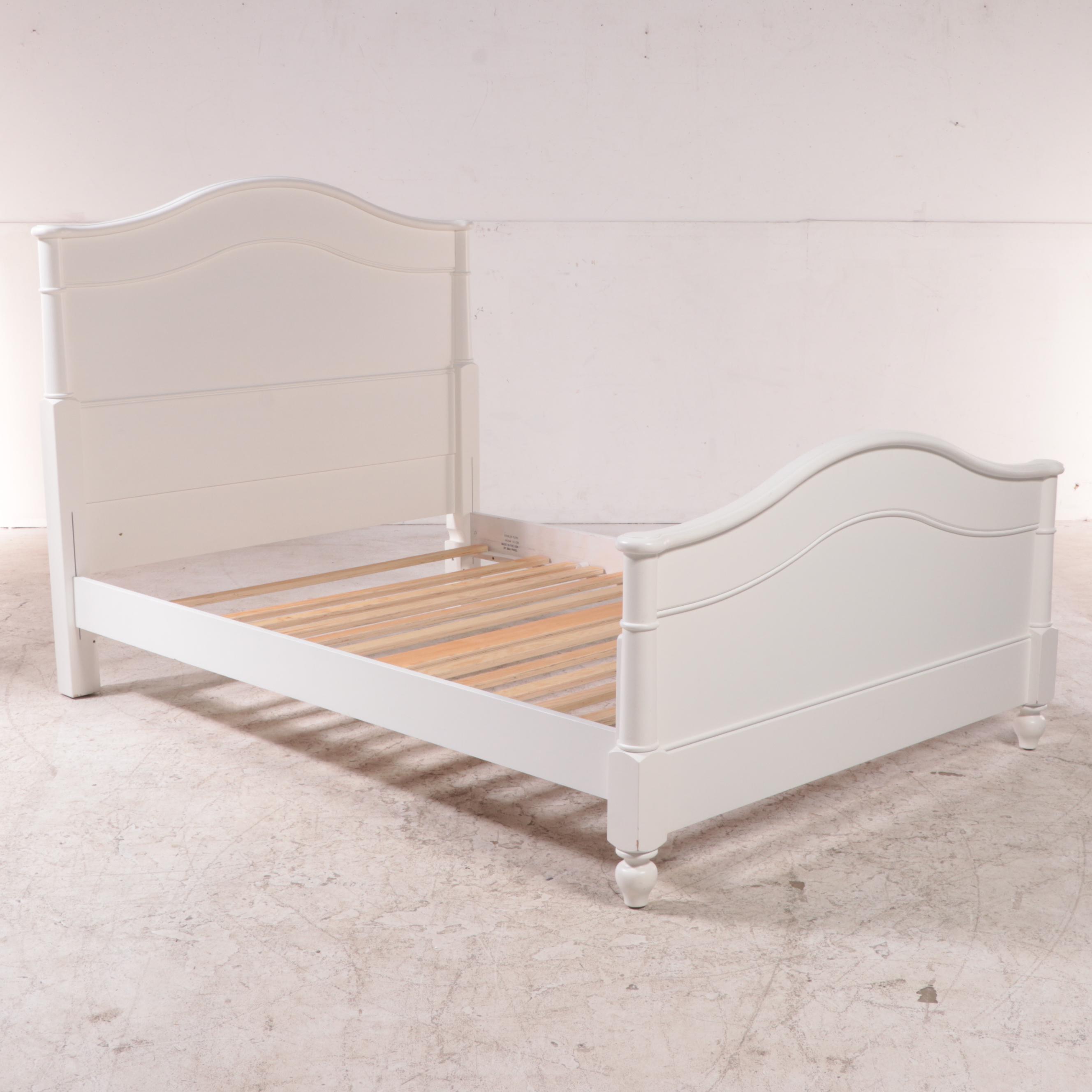Stanley Furniture "Young America" WhitePainted Full Size Bed with