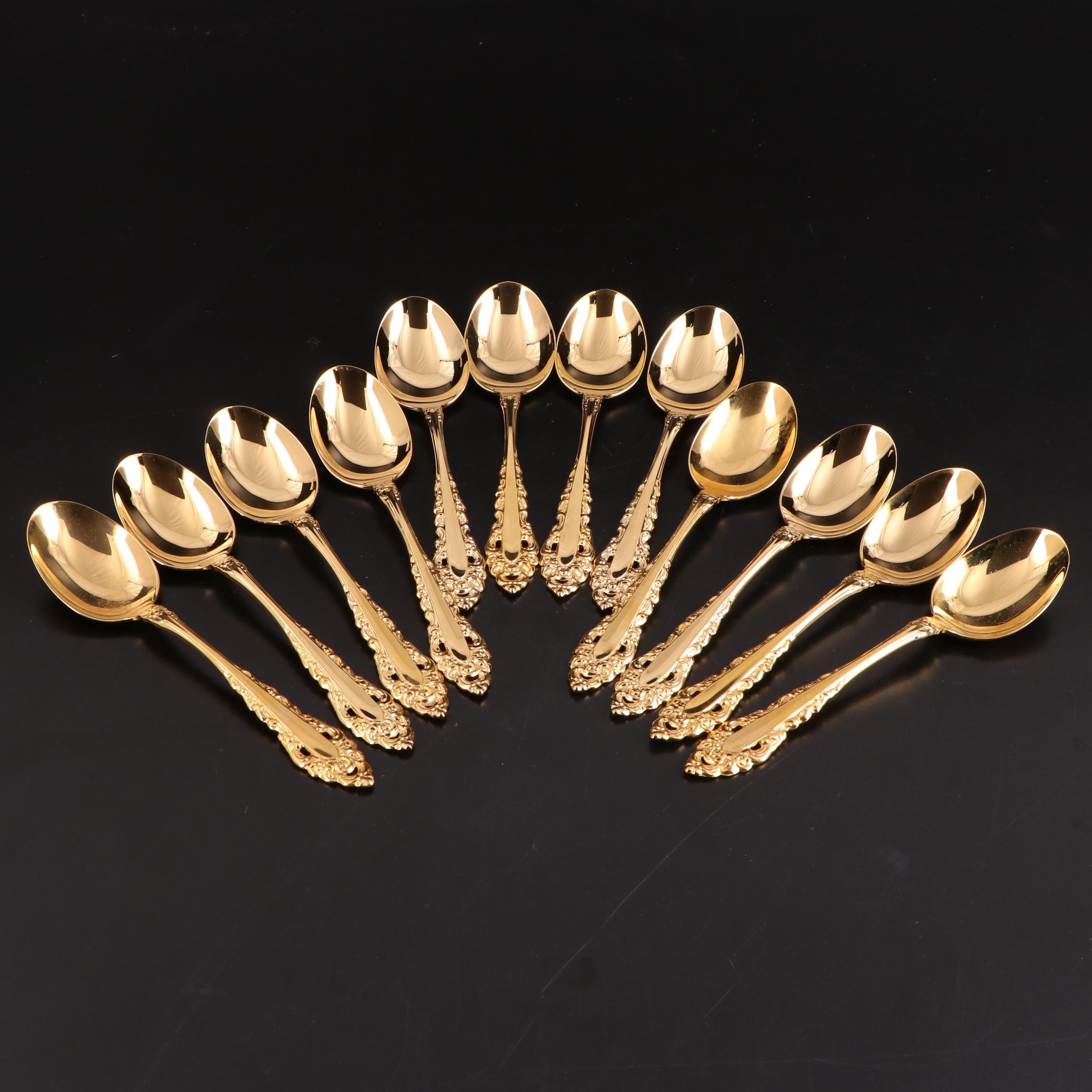 Oneida Community Electroplate "Golden Royal Grandeur" Flatware and