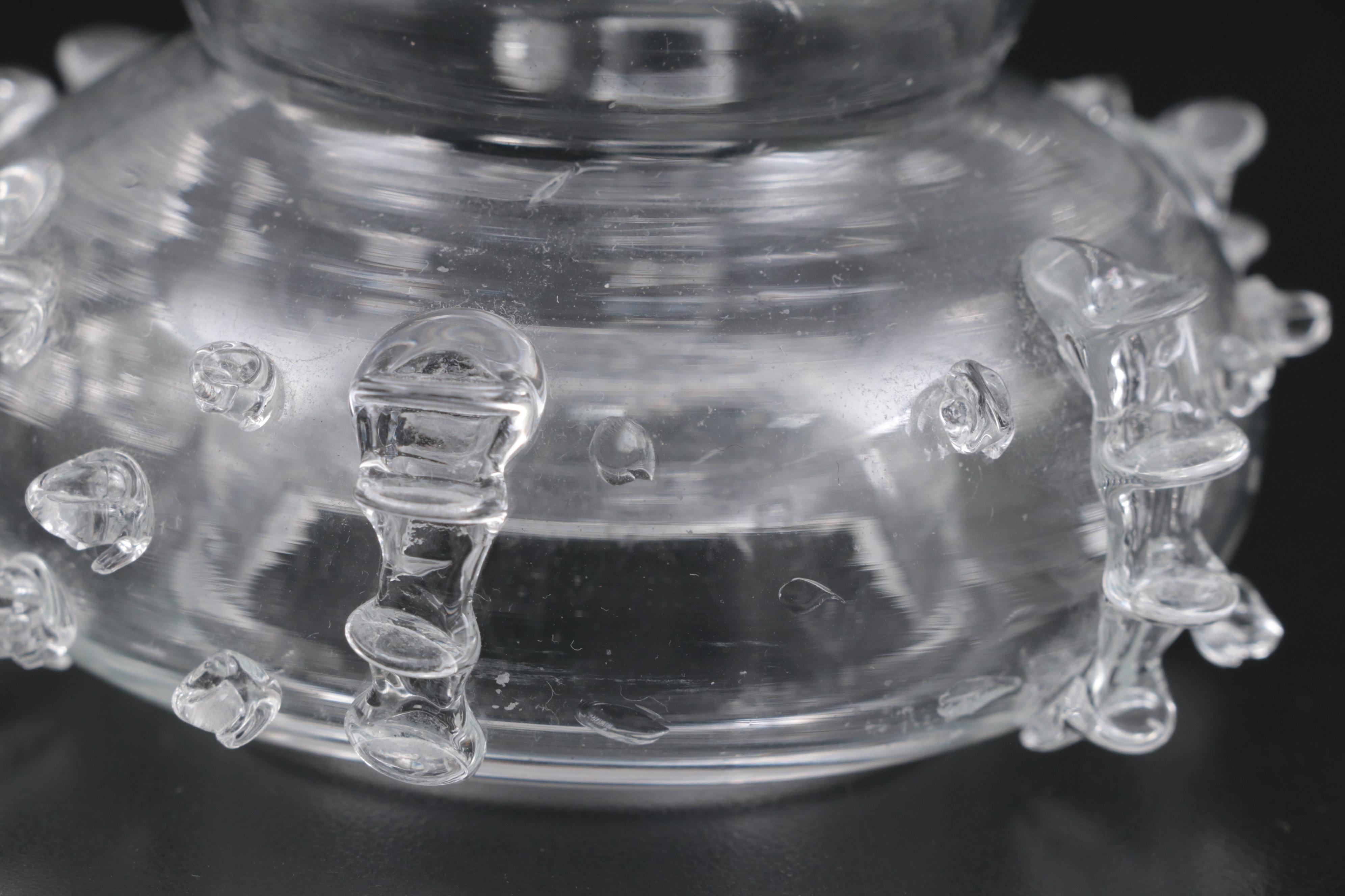 Juliska "Harriet" Candle Holder and "Naomi" Glass Bud Vase EBTH