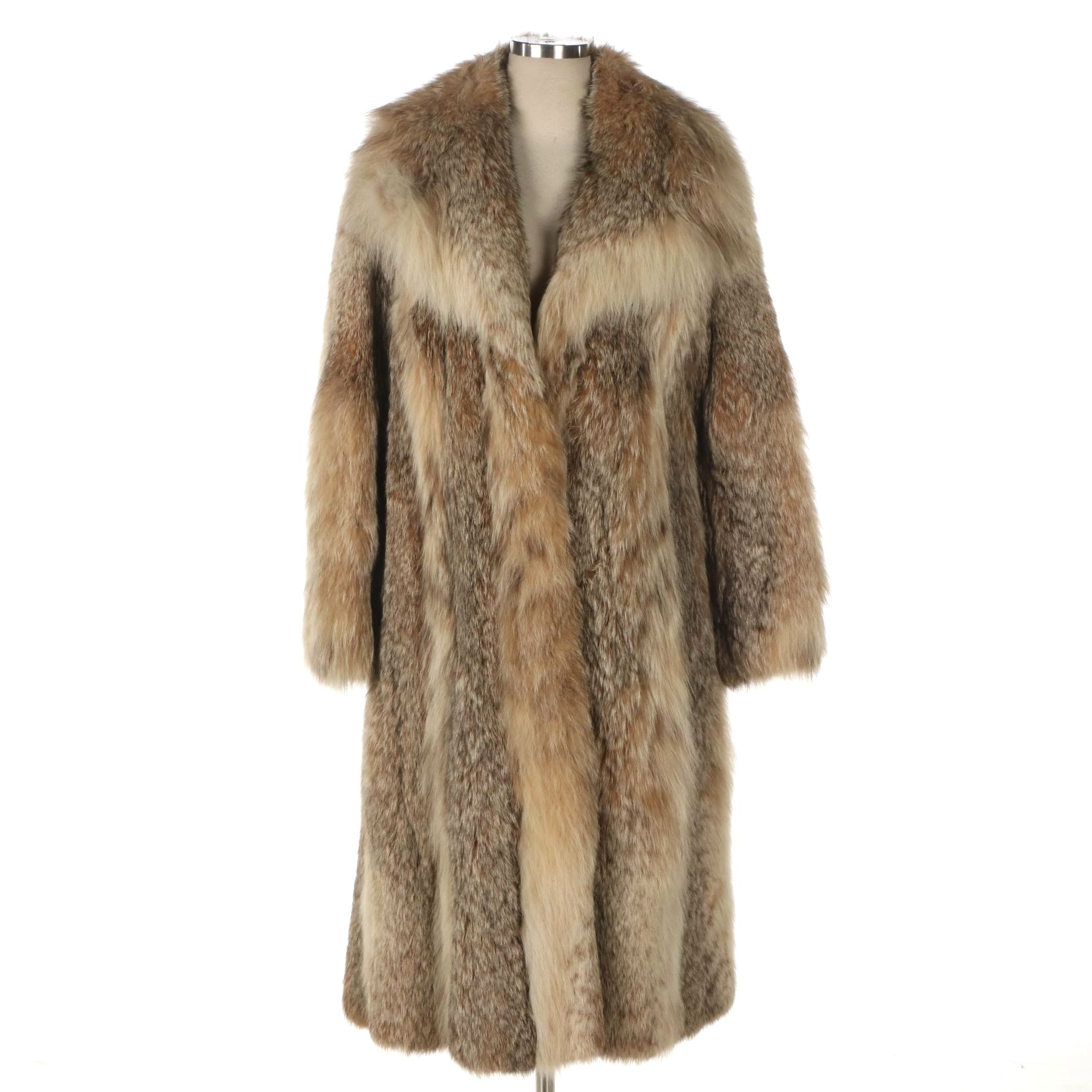 Coyote Fur Coat by Kingston Lee EBTH