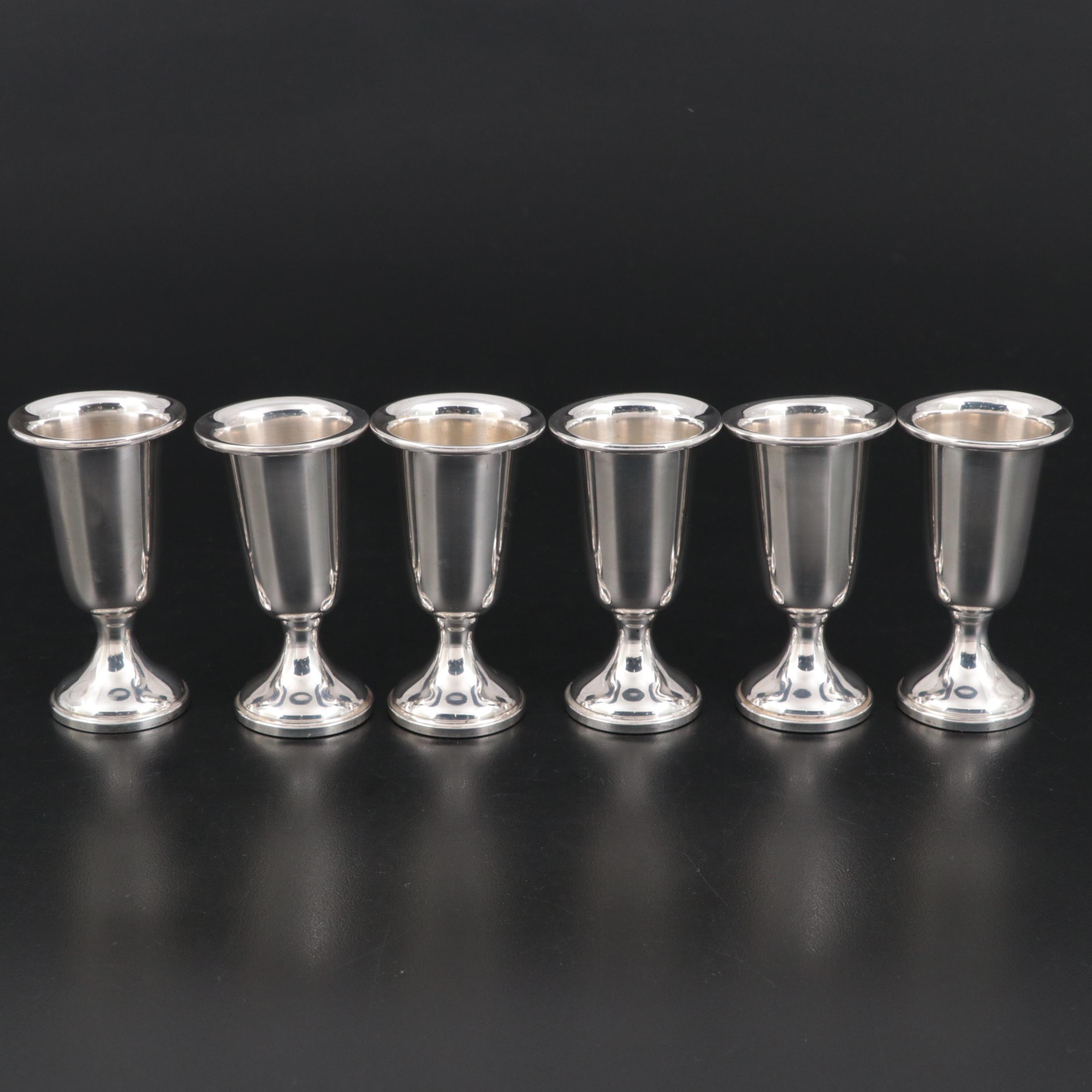 Towle Weighted Sterling Silver Cordial Glasses, Mid to Late 20th