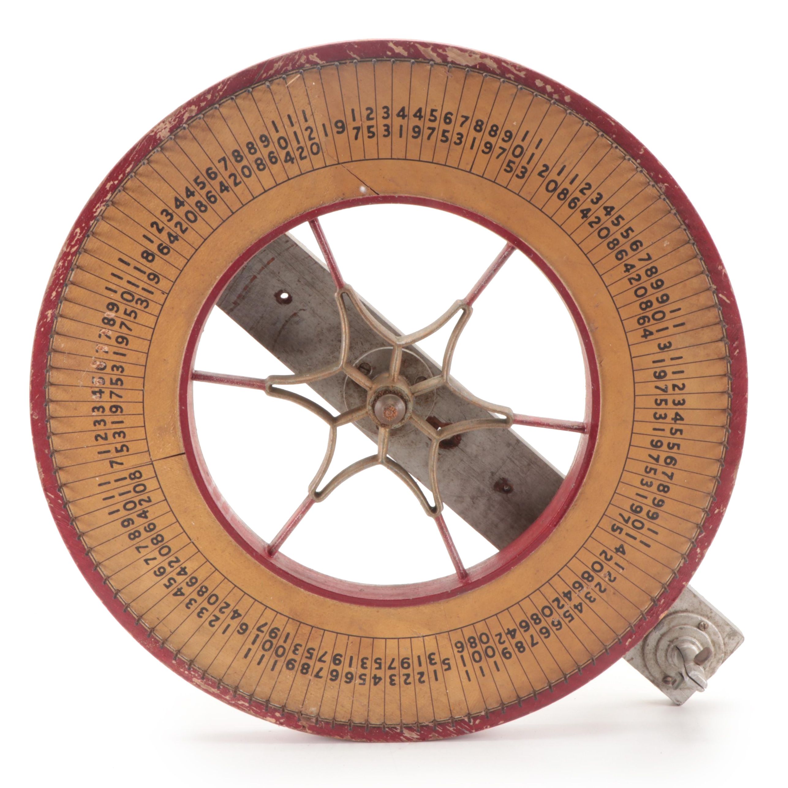 French Game and Novelty Mfg. Co. Wall Mount Game Wheel, Mid 20th C. EBTH