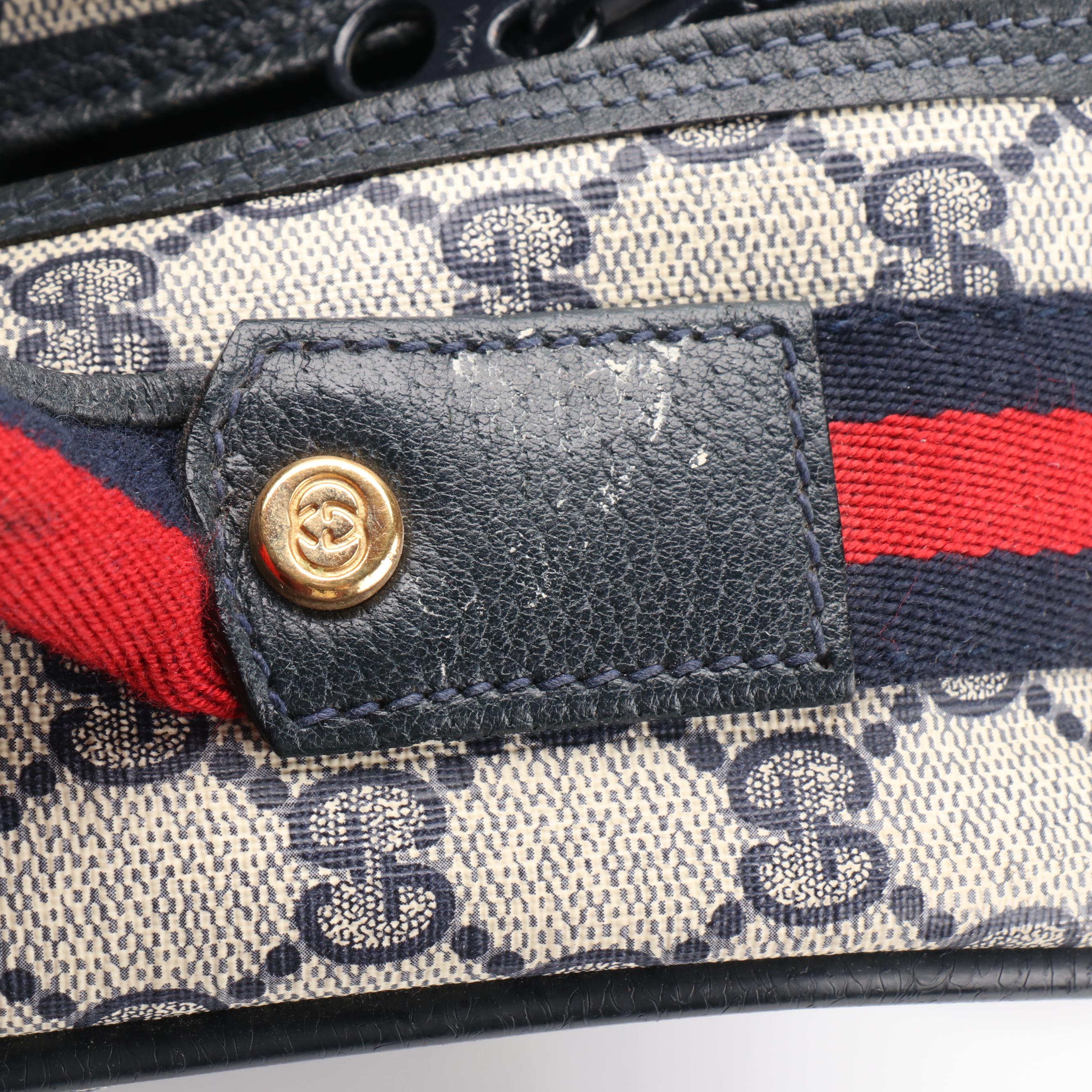 Gucci Overnight Travel Bag in GG Supreme Canvas with  Trim EBTH
