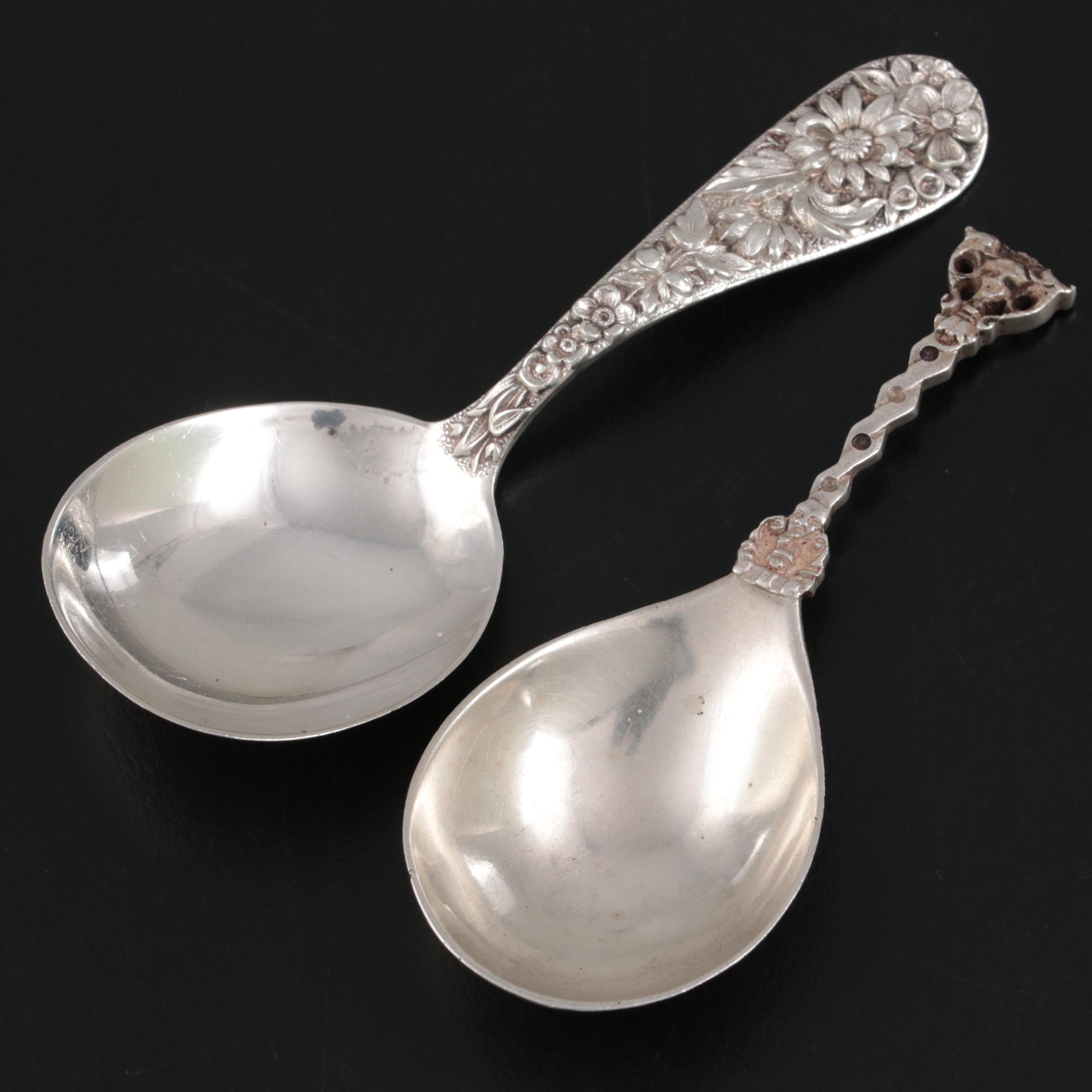 S.Kirk & Son Sterling and Dutch 833 Silver Baby Spoons EBTH
