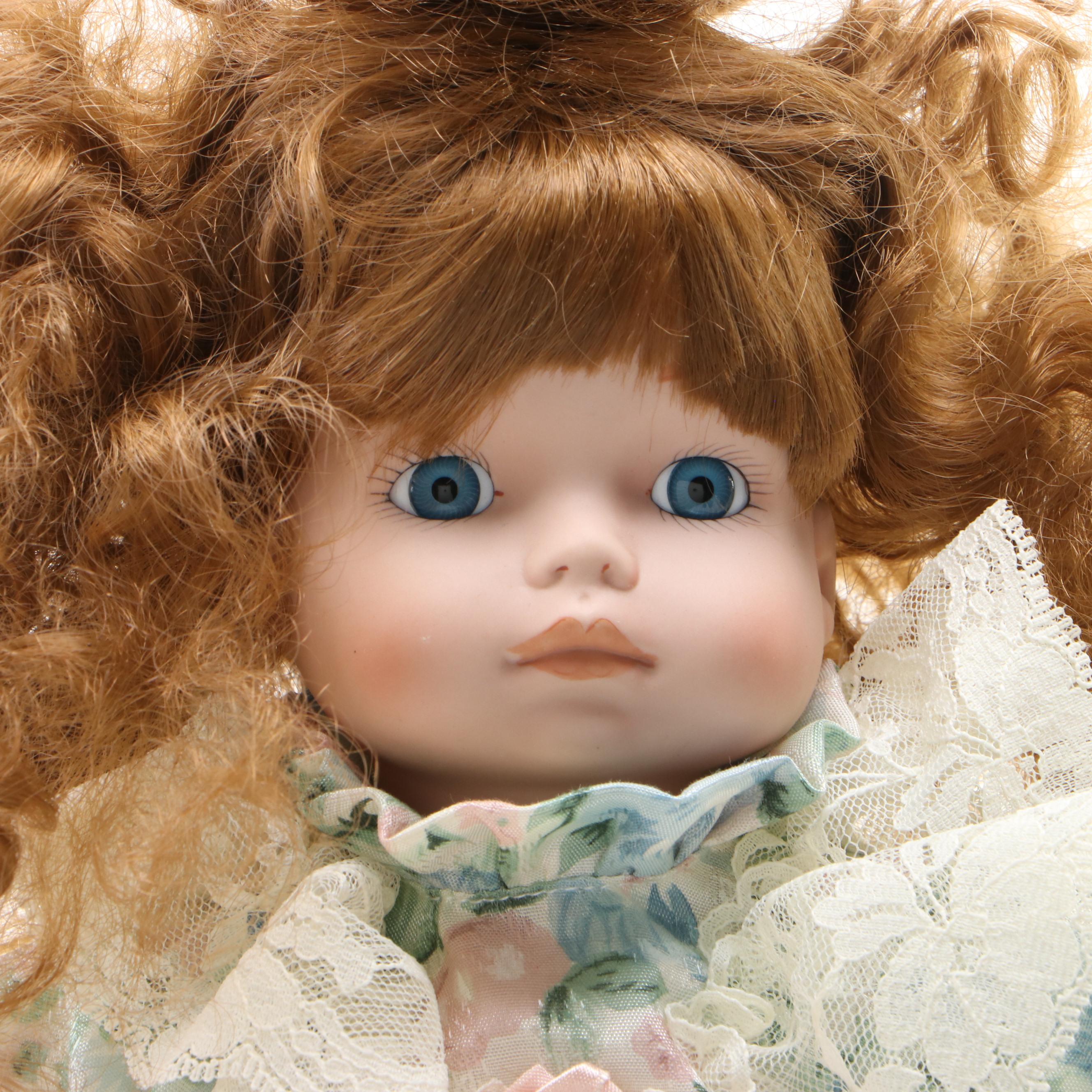 Bradley's Limited Edition Painted Porcelain Doll EBTH