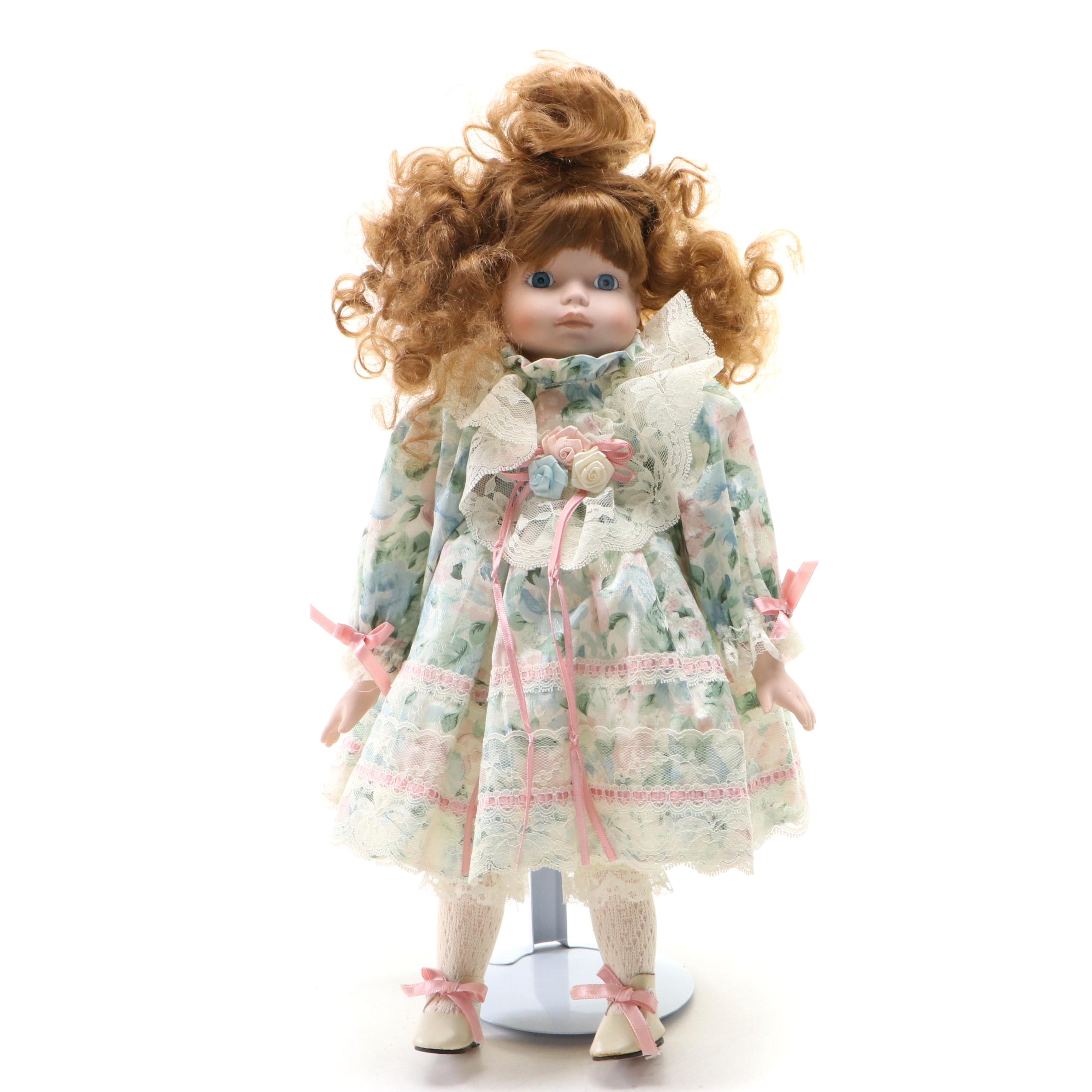 Bradley's Limited Edition Painted Porcelain Doll EBTH