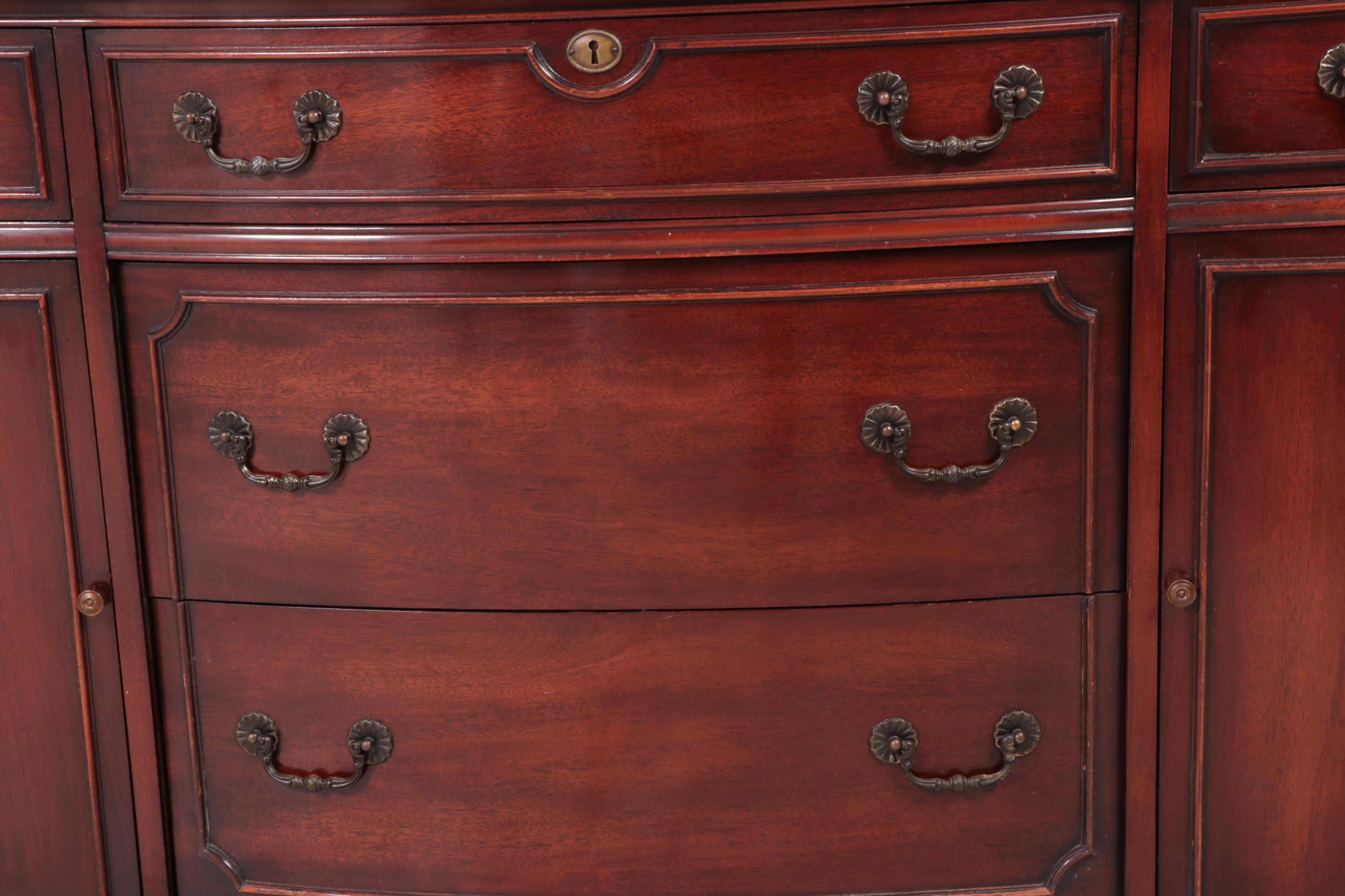 Hepplewhite Style Mahogany Buffet, Mid 20th Century EBTH