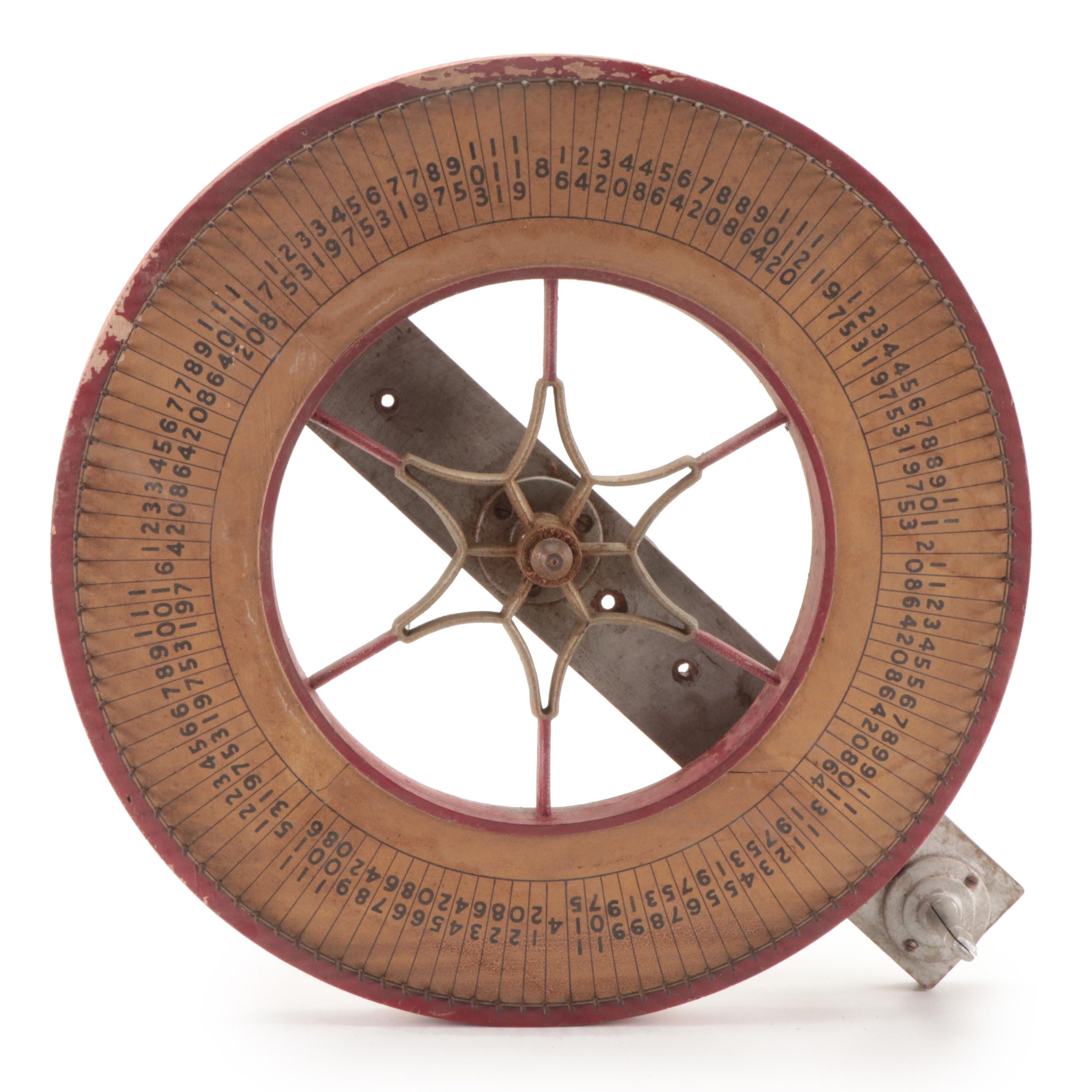 French Game and Novelty Mfg. Co. Wall Mount Game Wheel, Mid 20th C. EBTH