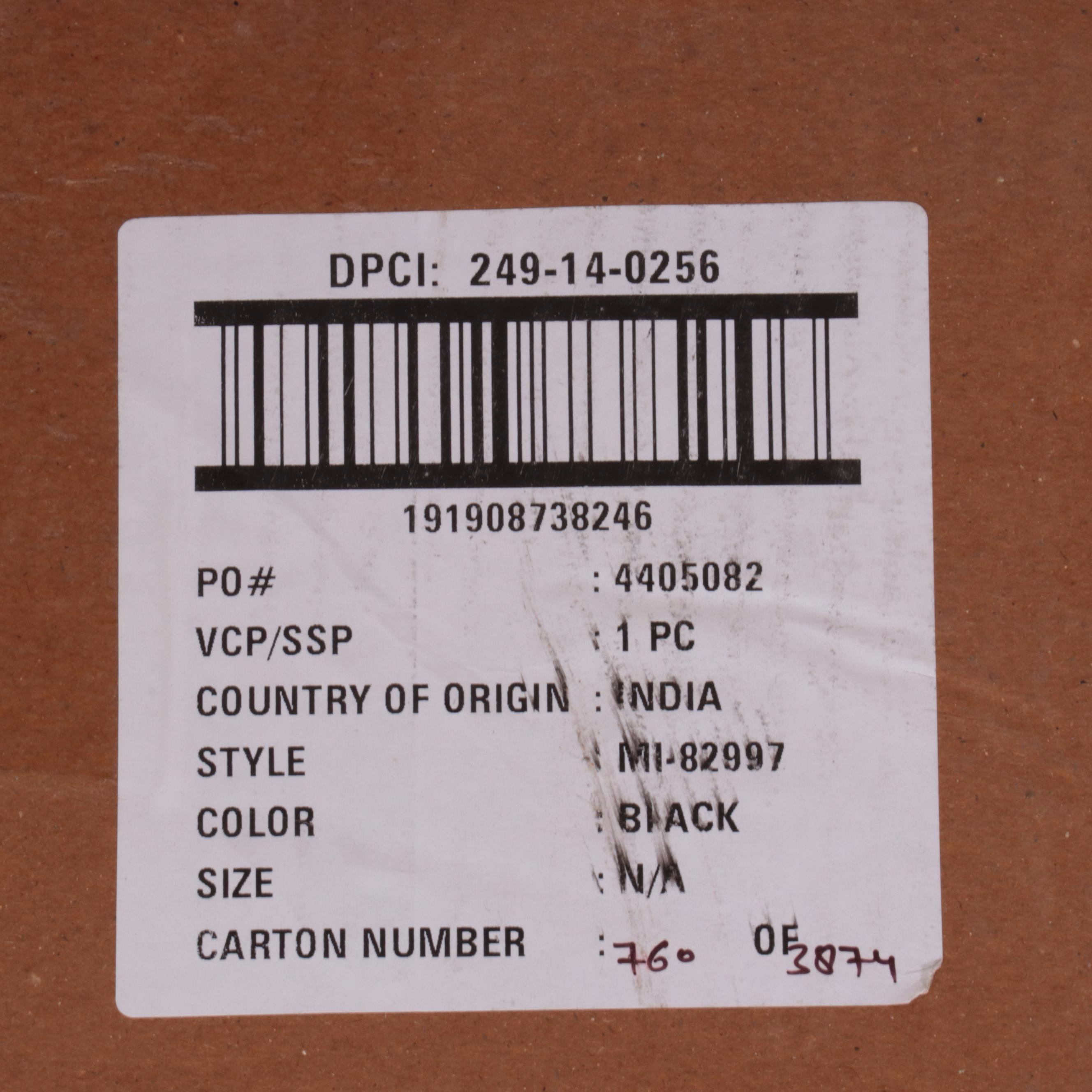 Project 62 Glasgow Horizontal Metal Open Shelf Bookshelf in Black EBTH