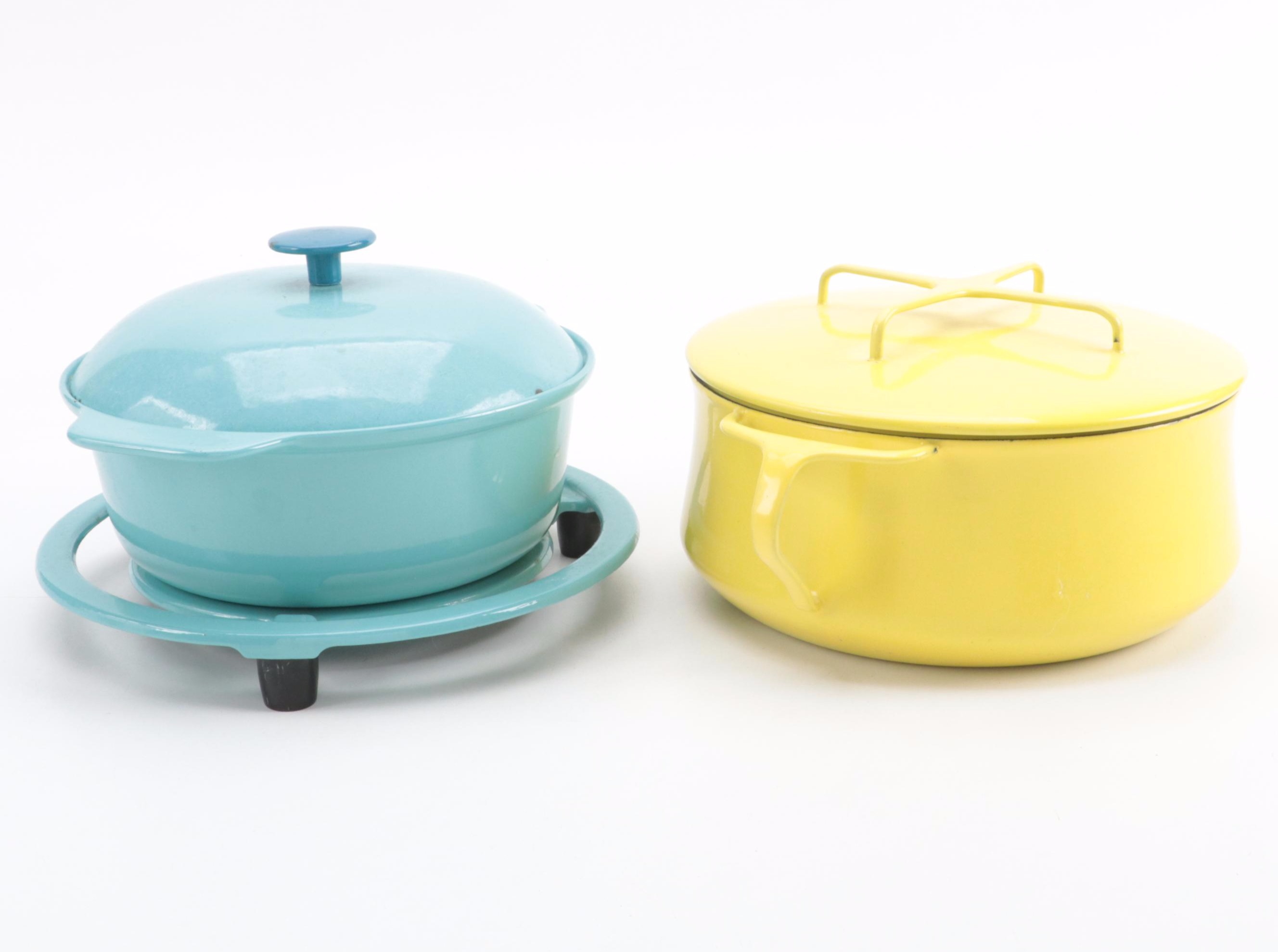 Dansk Kobenstyle and PrizerWare Enameled Cast Iron Cookware with