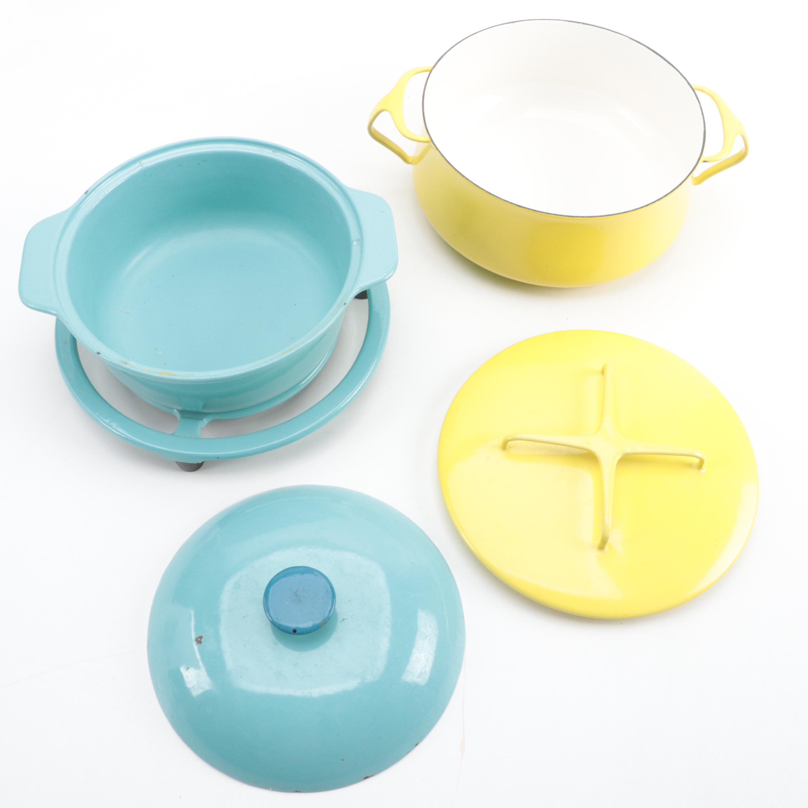 Dansk Kobenstyle and PrizerWare Enameled Cast Iron Cookware with