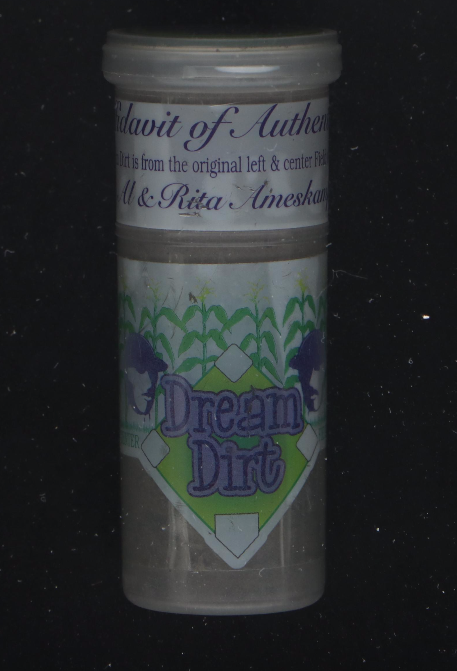 Field Of Dreams Memorabilia in Display Case, Rawlings Commemorative