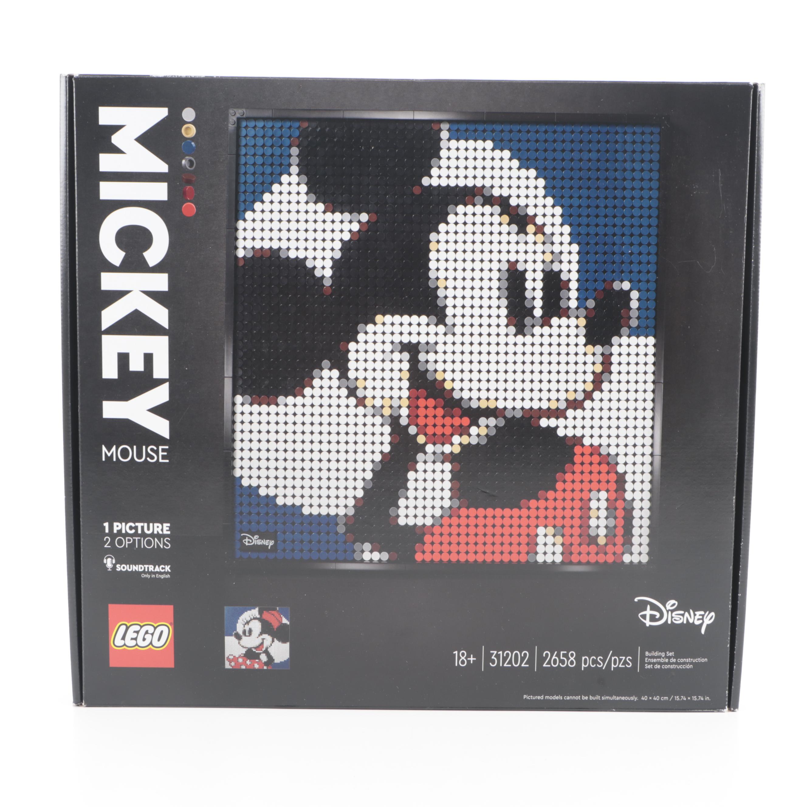 LEGO Disney, Mickey Mouse Art and BrickHeadz Building Sets EBTH