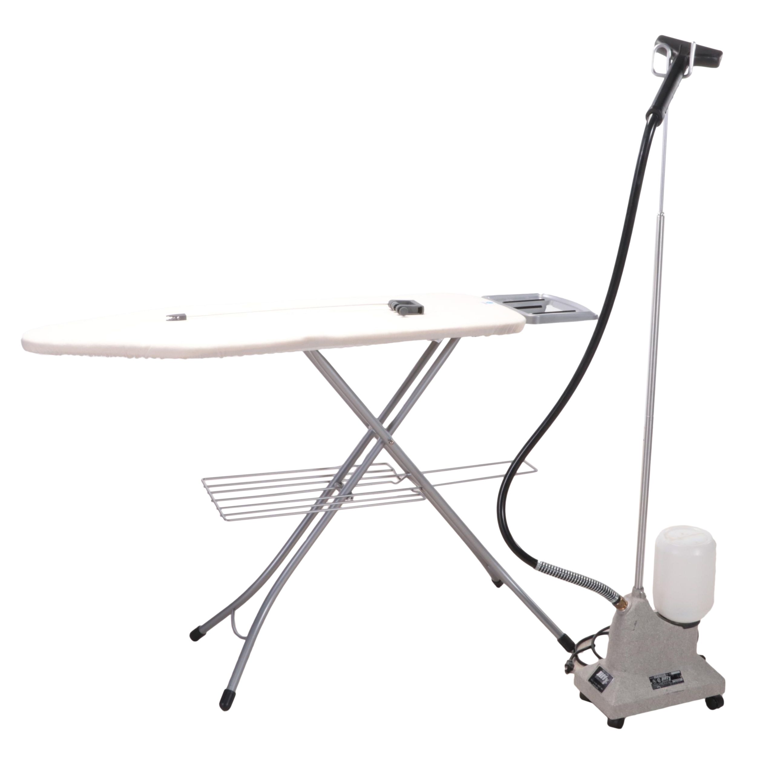 Brabantia Super Stable XL Pro Ironing Board and Jiffy Steamer EBTH