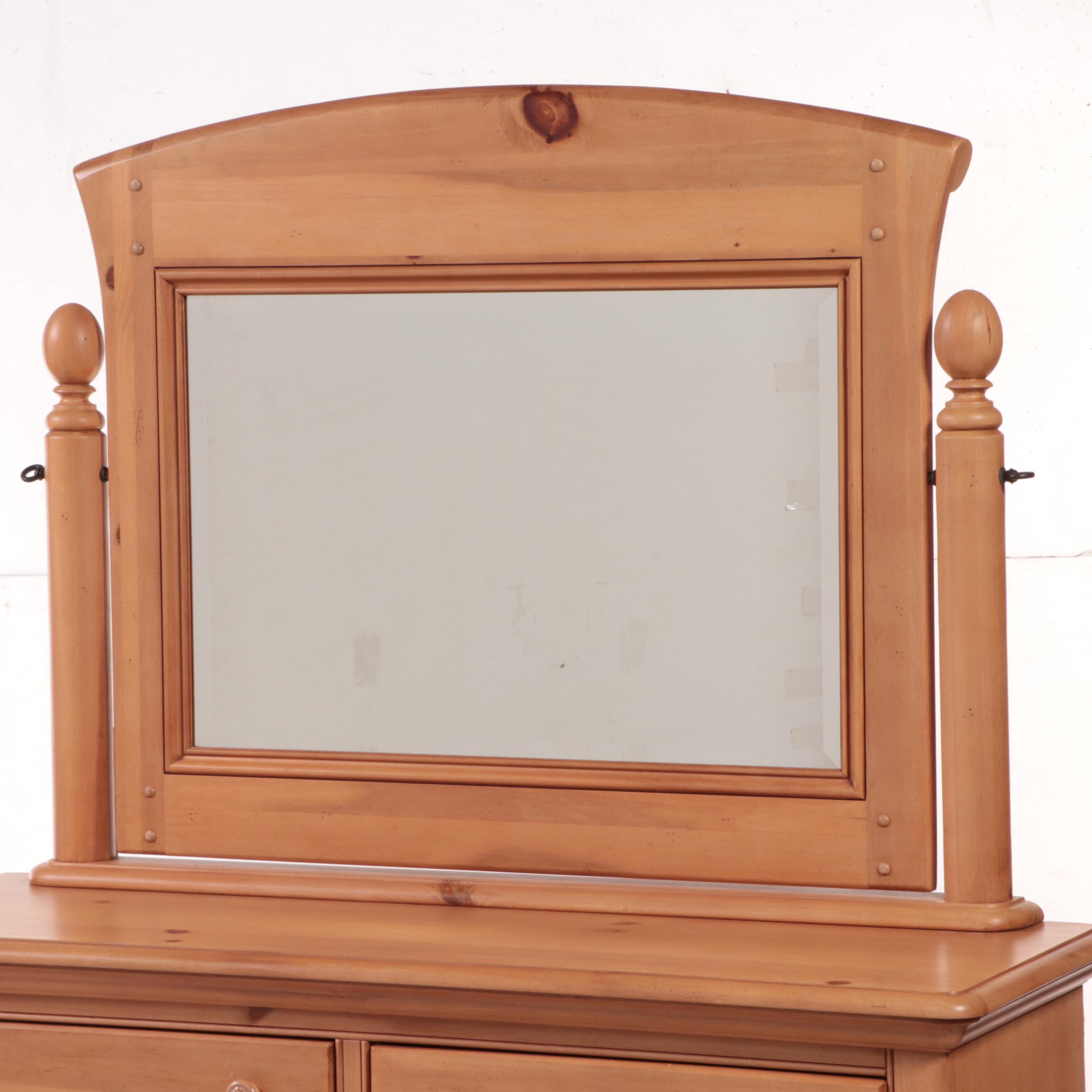 Alexander Julian Home Collection Pine Dresser with Mirror EBTH