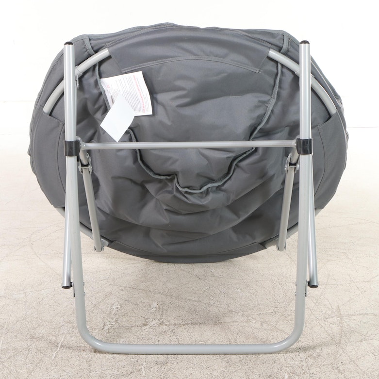 Member's Mark Comfy Rocking Saucer Chair in Grey EBTH