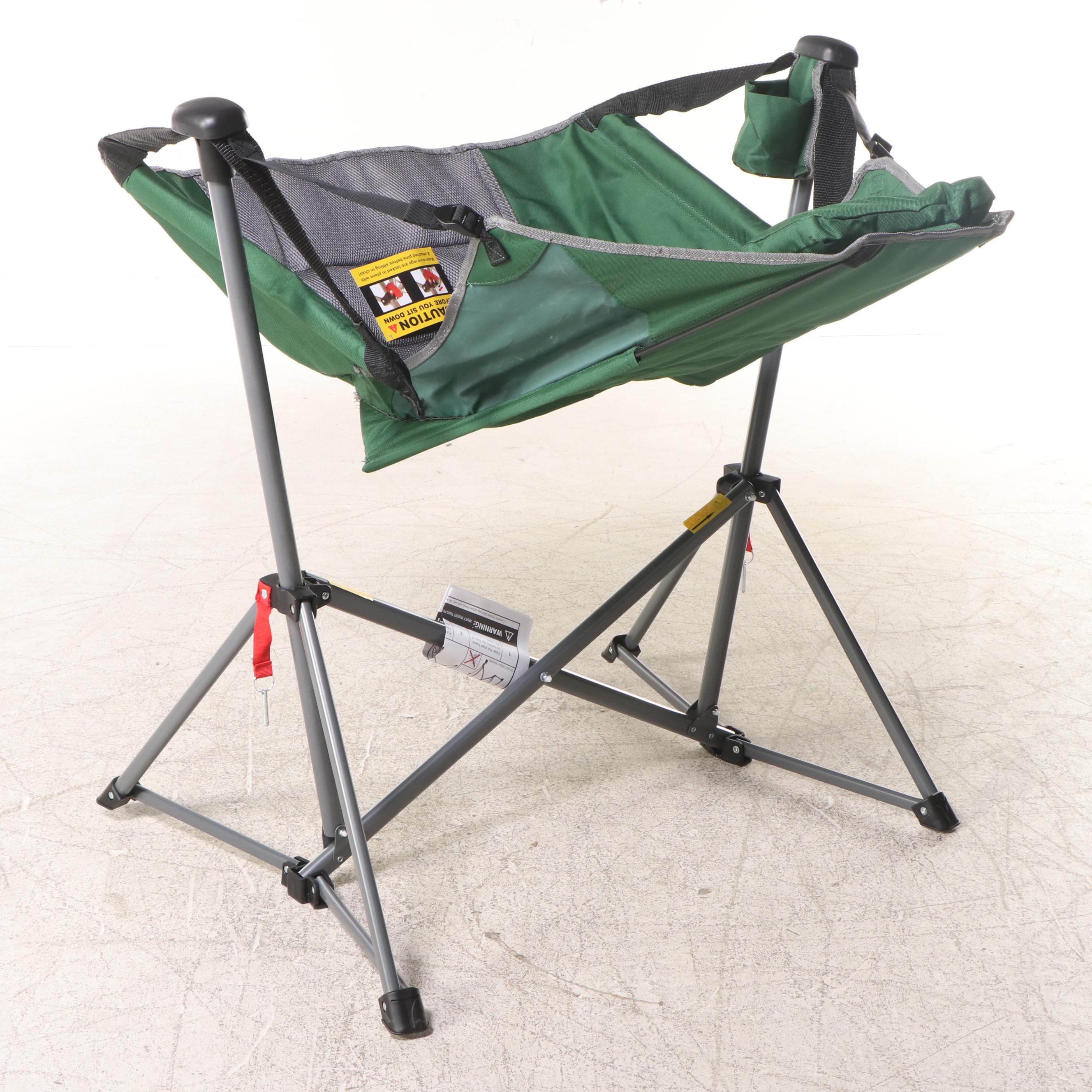 Two Member's Mark Portable Swing Chair Loungers with Carry Bags EBTH