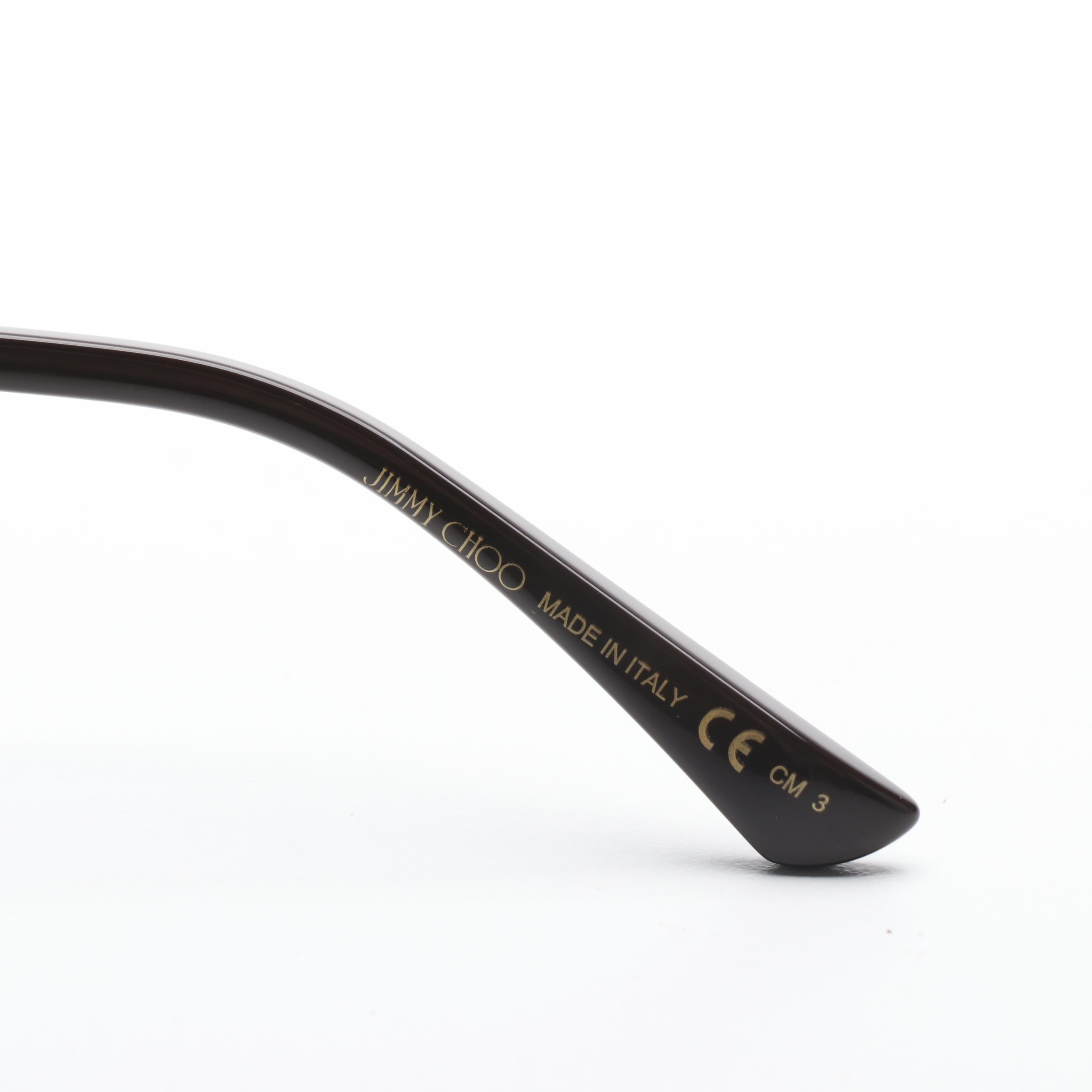 Jimmy Choo Lex Copper Tone Sunglasses with Case EBTH