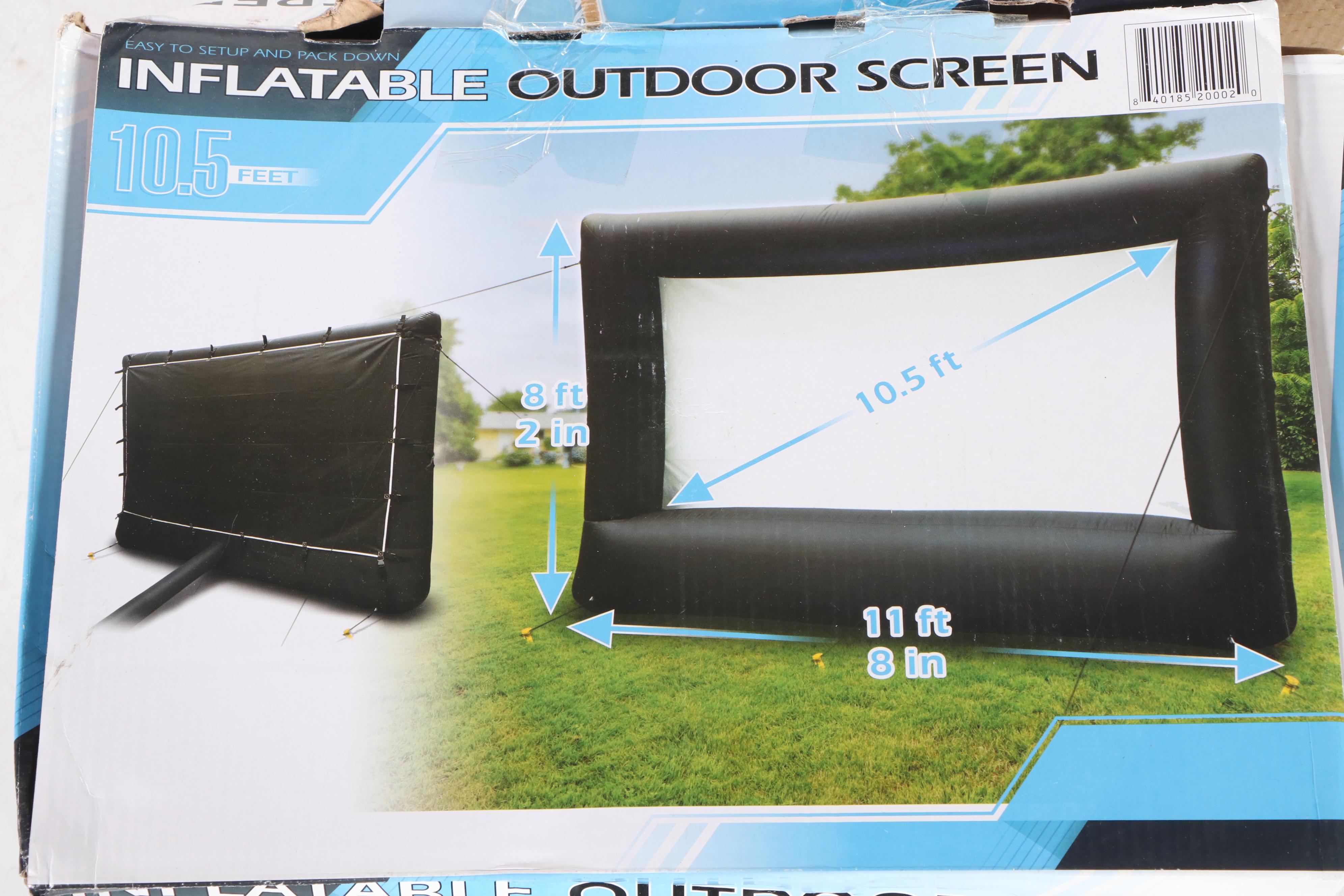 10.5' Inflatable Outdoor Projector Screen EBTH