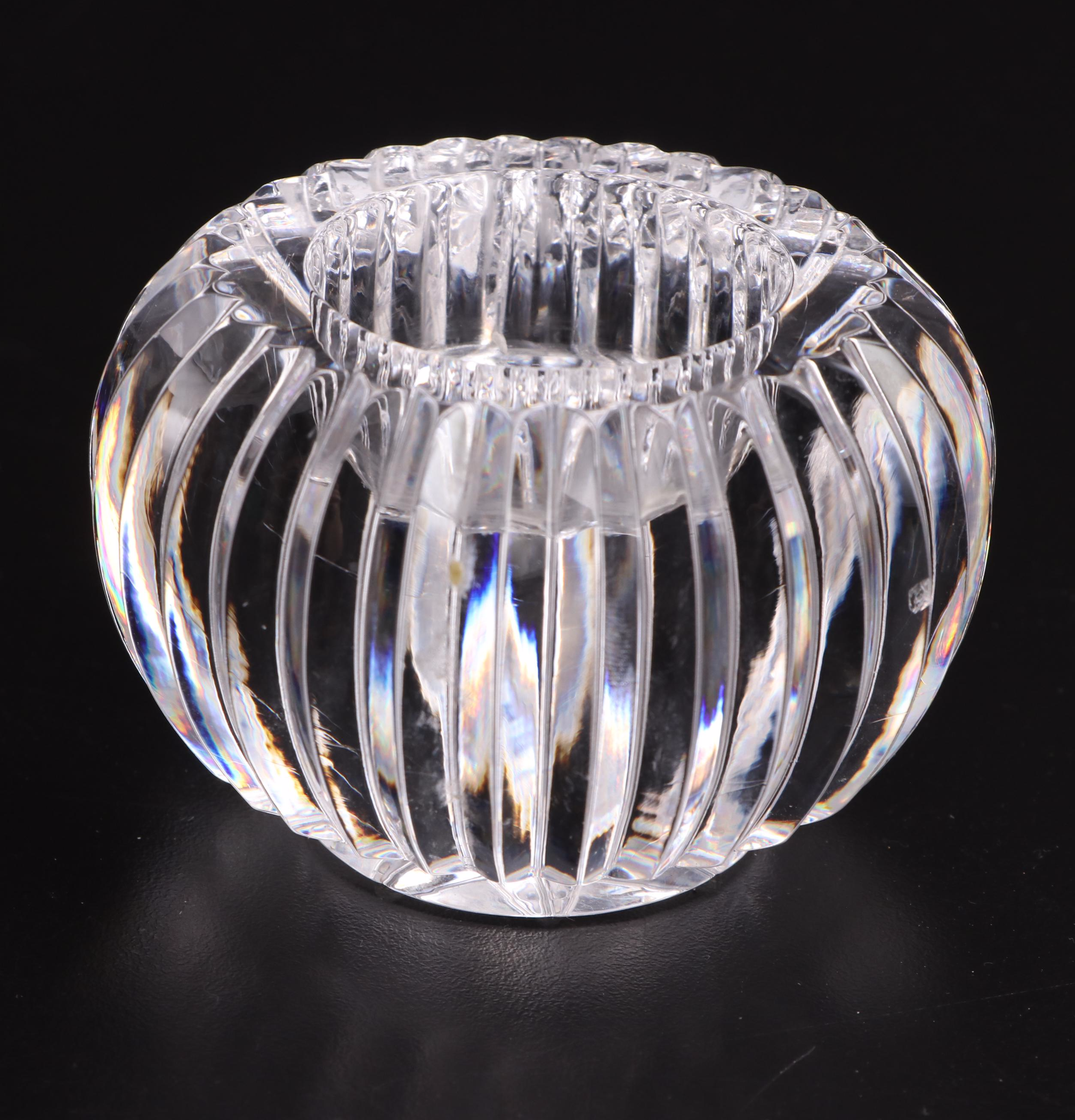 Waterford Crystal "Bethany" Pillar Candle Holder with Other Waterford
