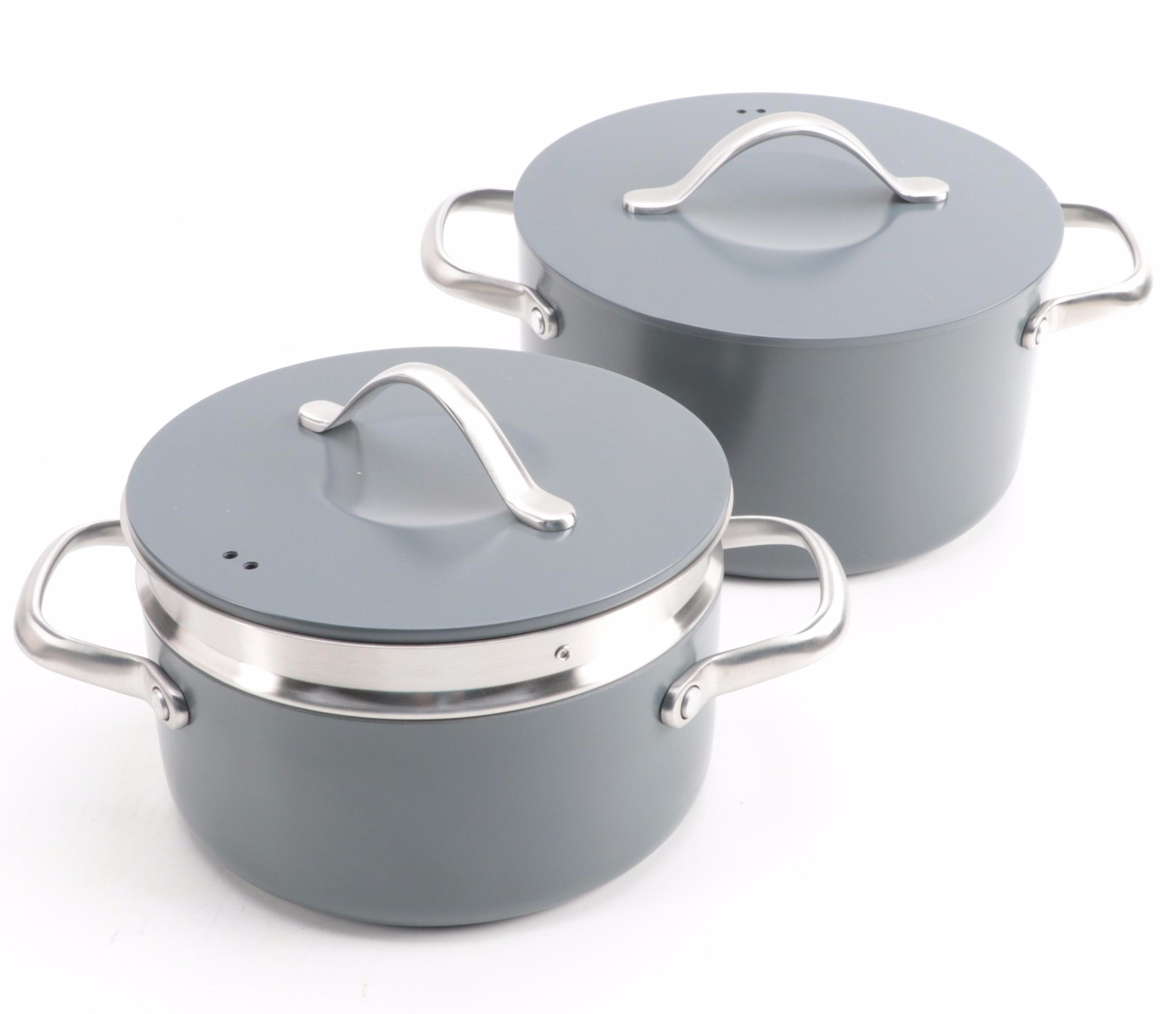 Member's Mark 11Piece NonStick Ceramic Cookware Set in Navy EBTH