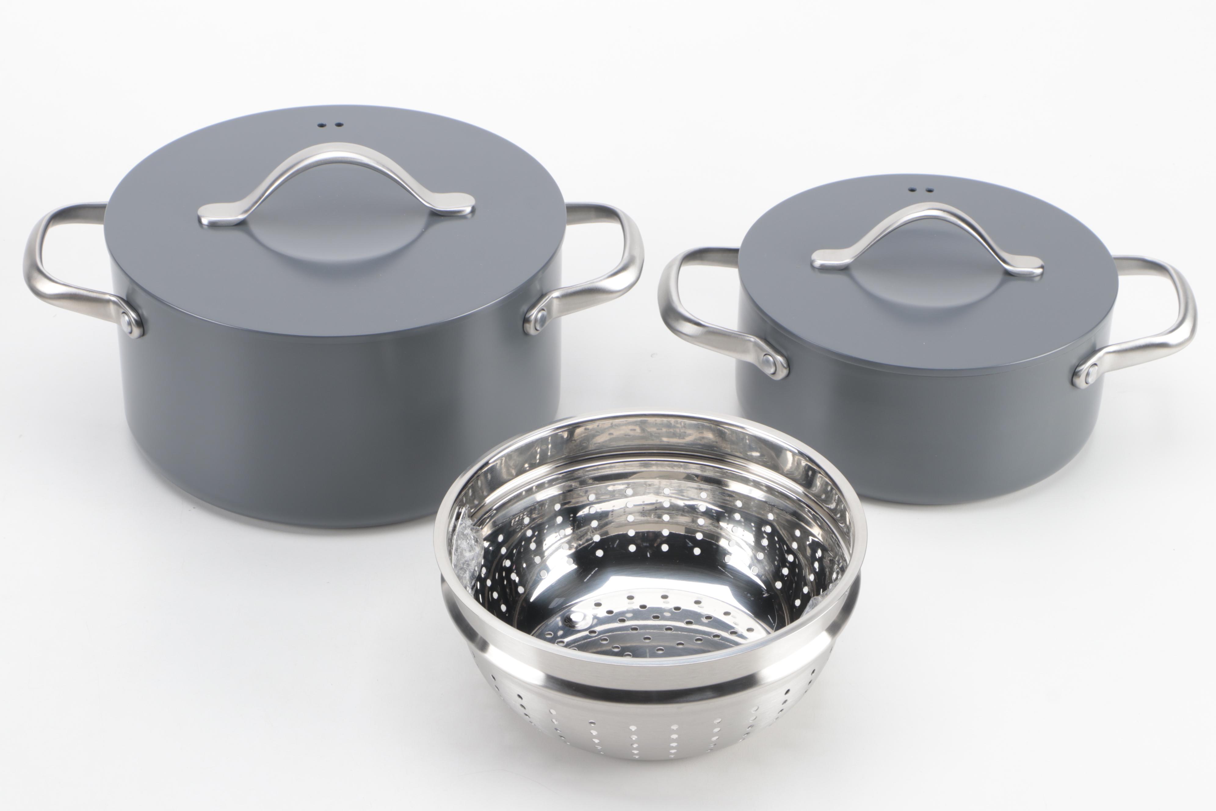 Member's Mark 11Piece NonStick Ceramic Cookware Set in Gray EBTH