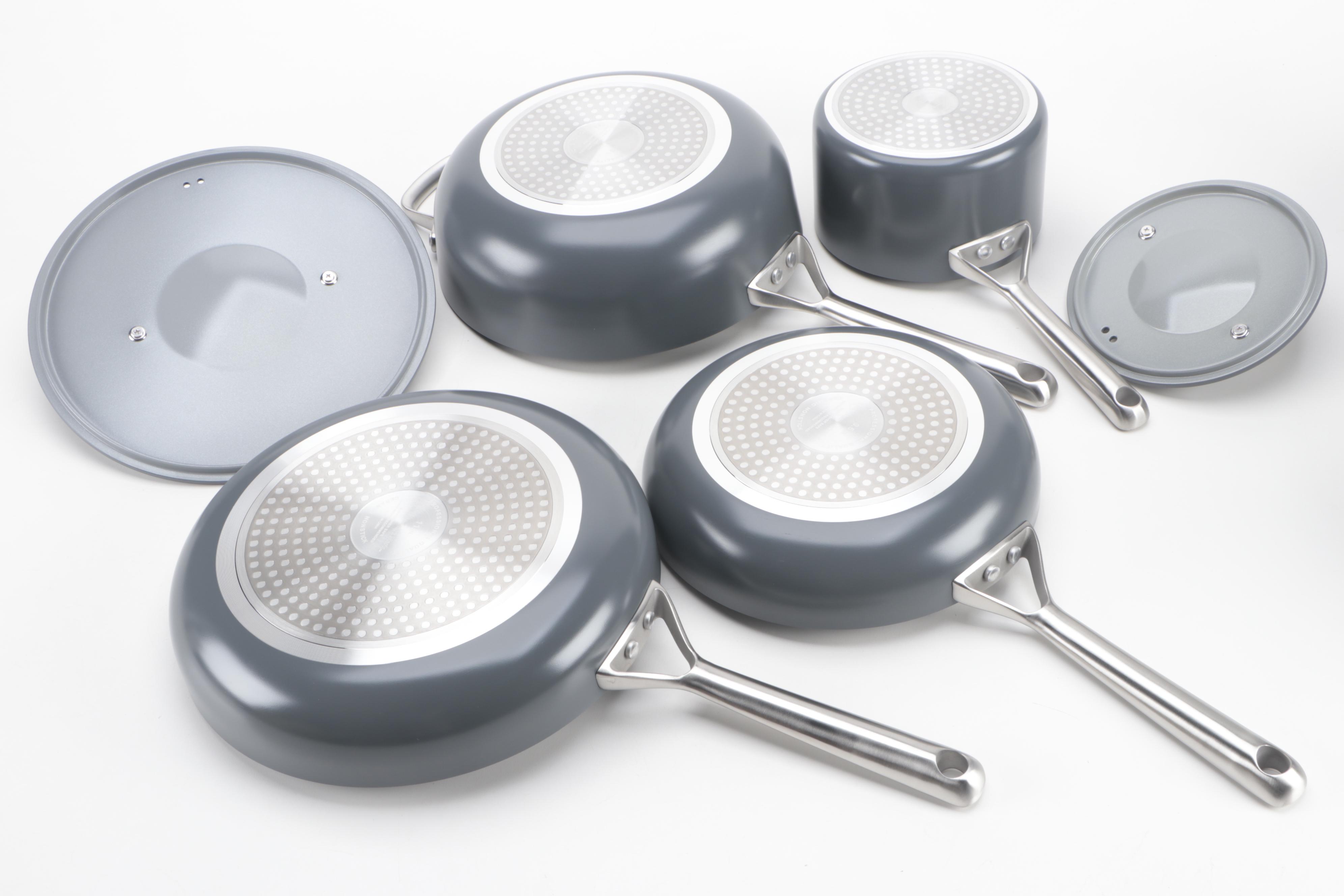 Member's Mark 11Piece NonStick Ceramic Cookware Set in Gray EBTH