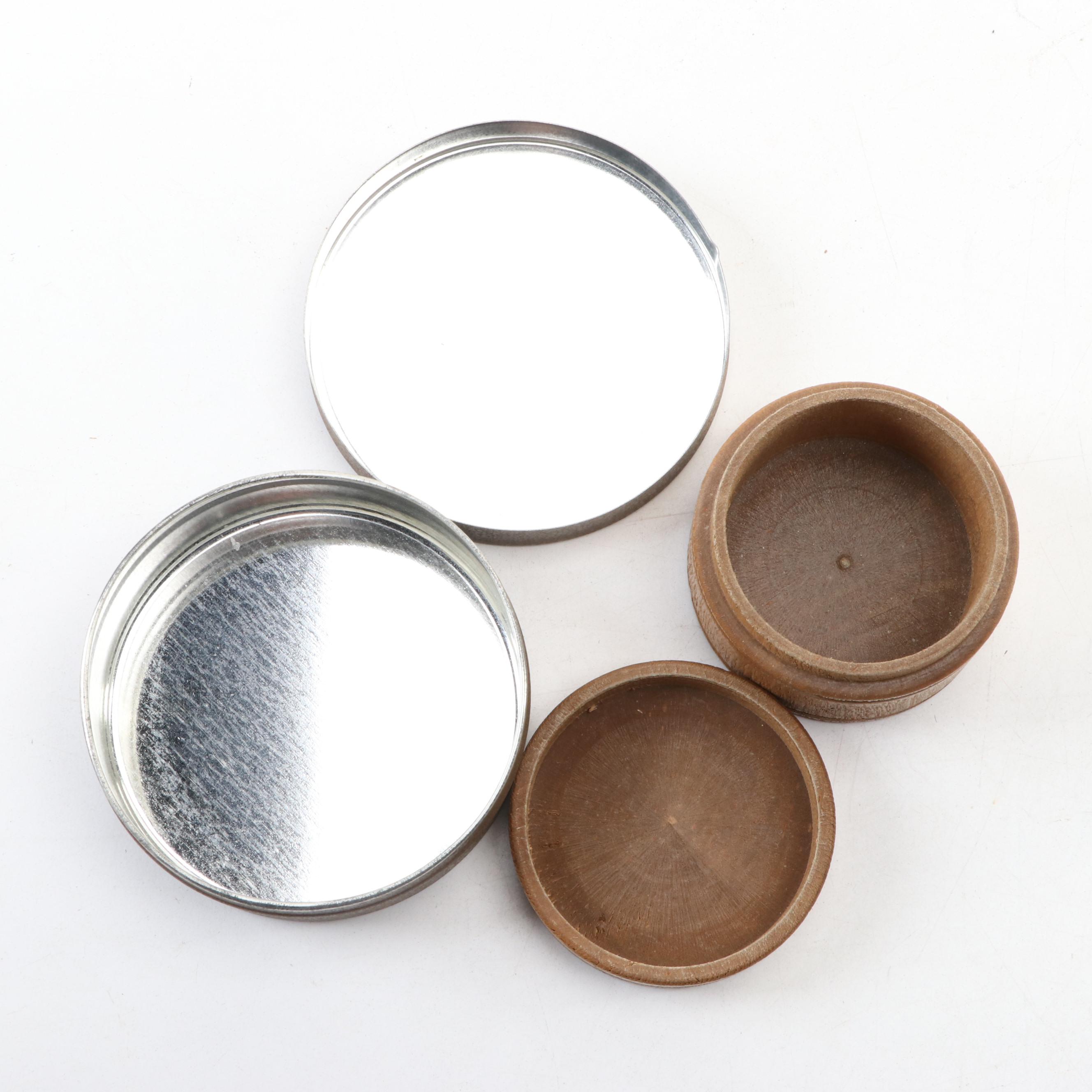 Potpourri Press Tin Box, Treenware and Leather Boxes and More EBTH