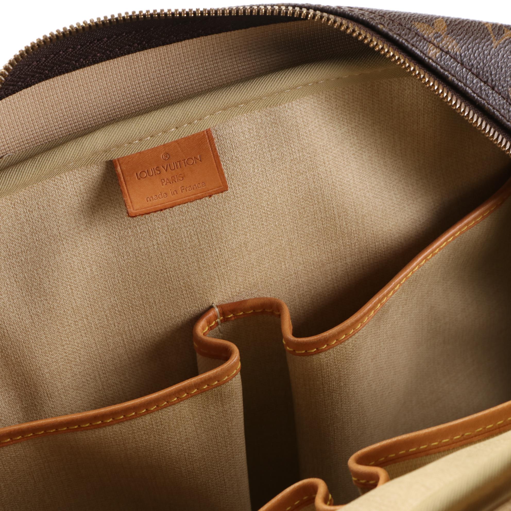 Louis Vuitton Deauville Travel Bag in Monogram Canvas and Vachetta