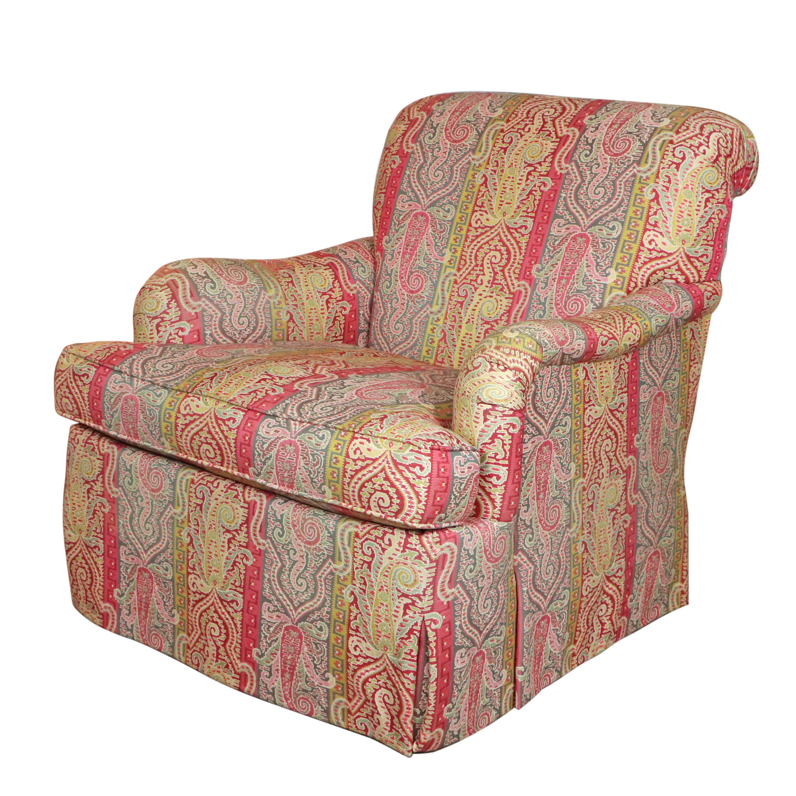 The Hickory Chair Furniture Co. CustomUpholstered Swivel Armchair EBTH