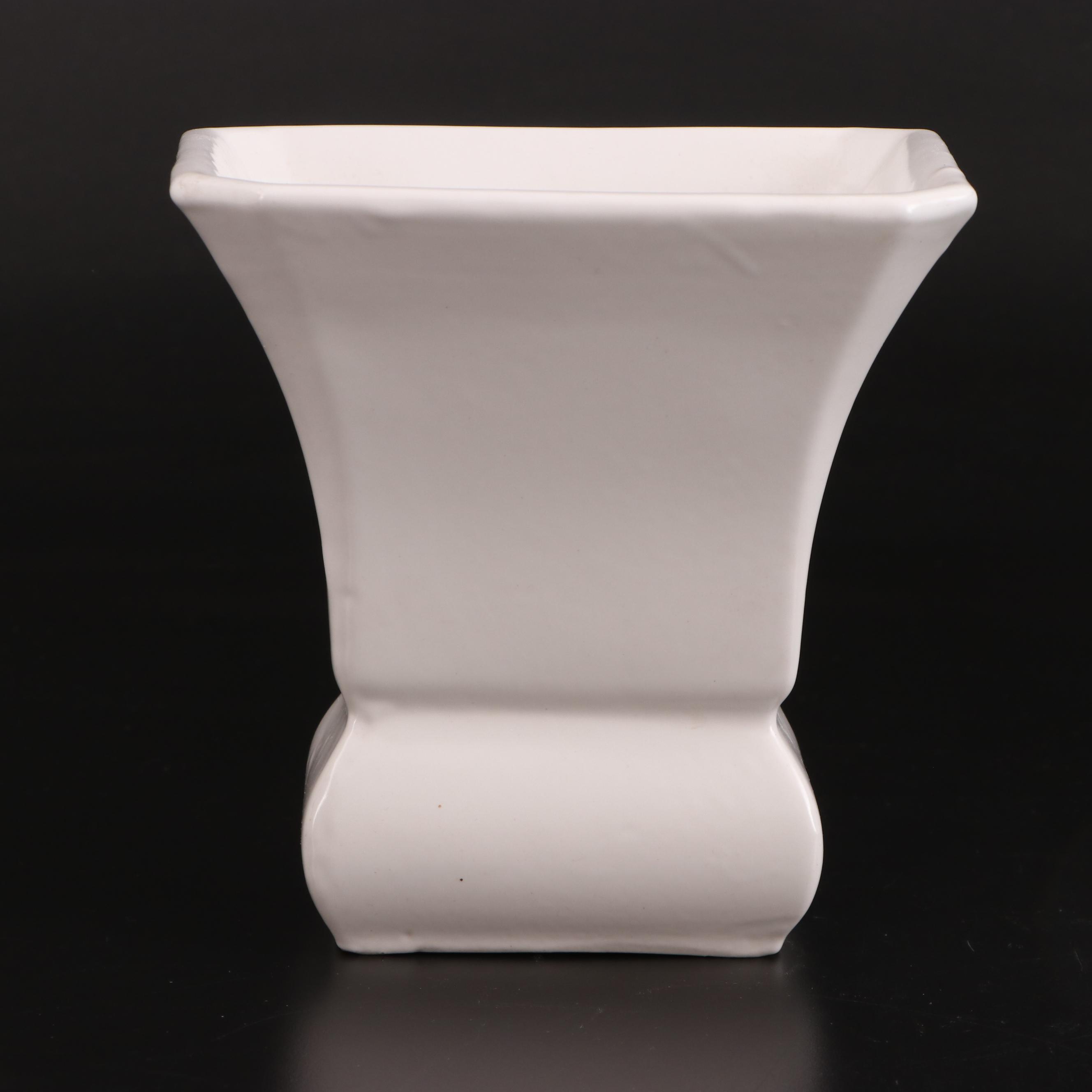 Jonathan Adler Pottery Vase with Floraline, Abingdon, and Other Ceramic