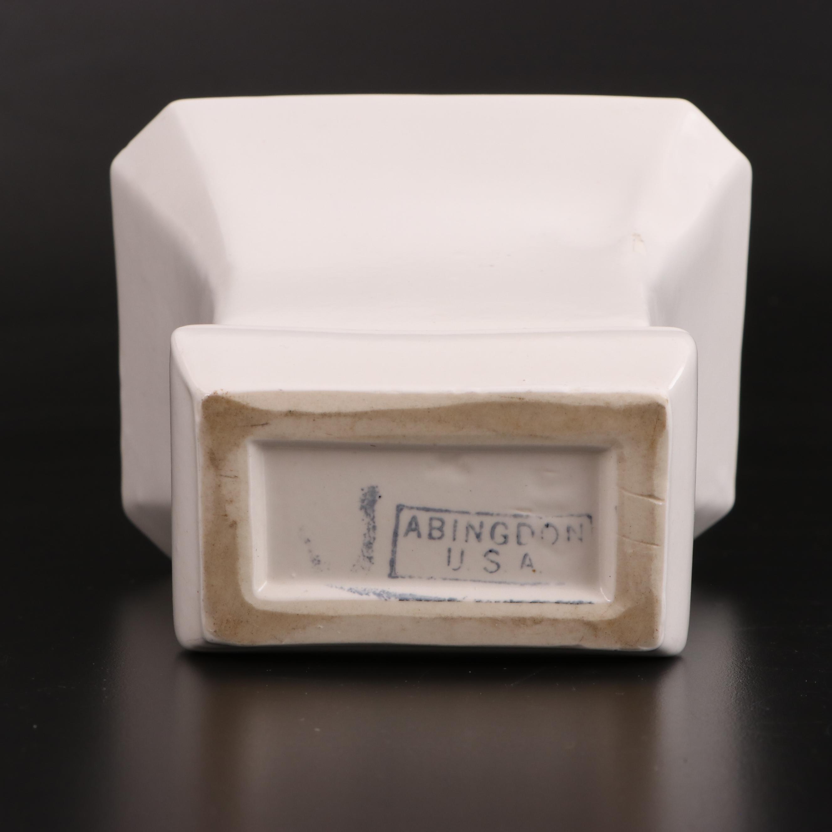 Jonathan Adler Pottery Vase with Floraline, Abingdon, and Other Ceramic